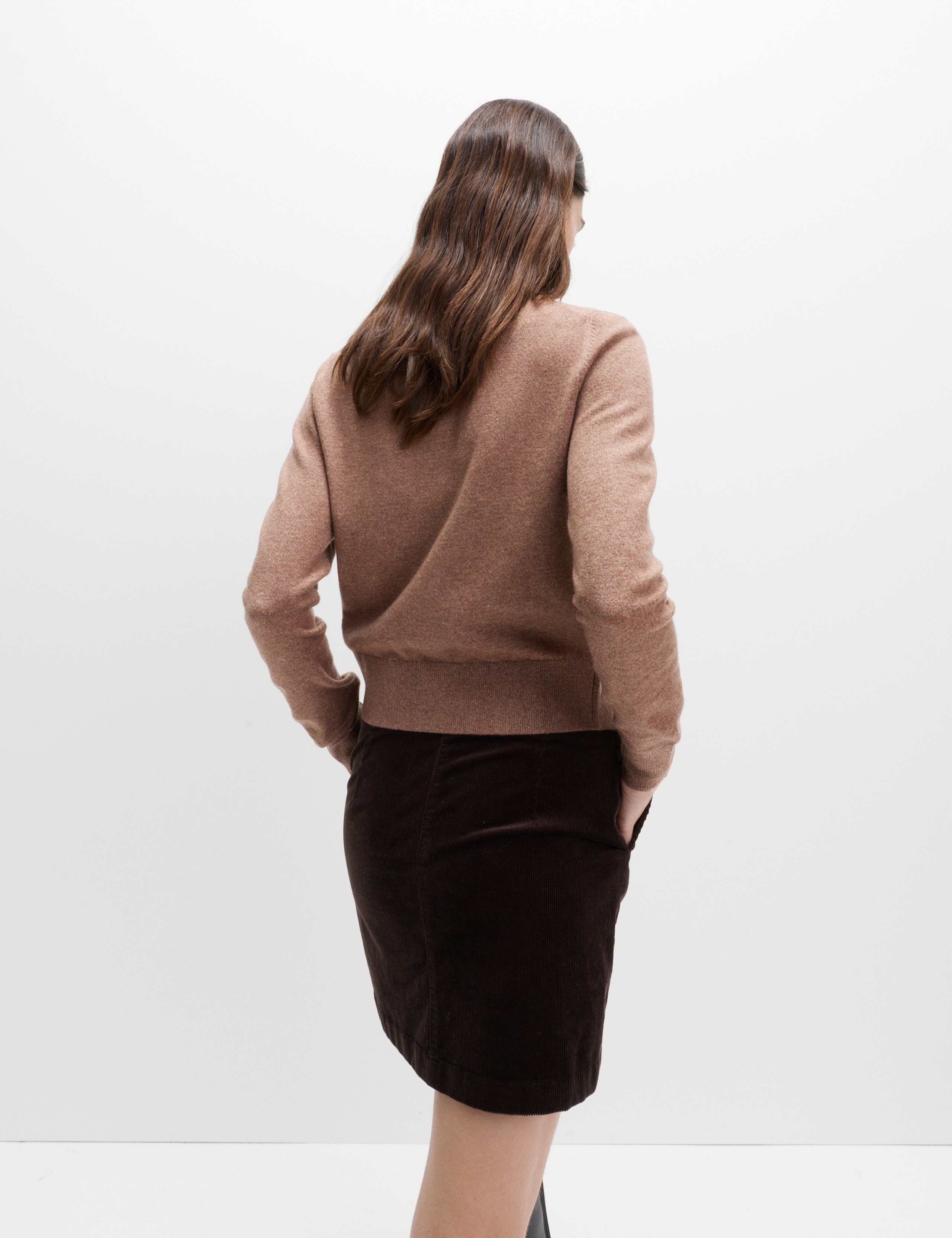 Air-Yarn Crew Neck Short Cardigan 4 of 4