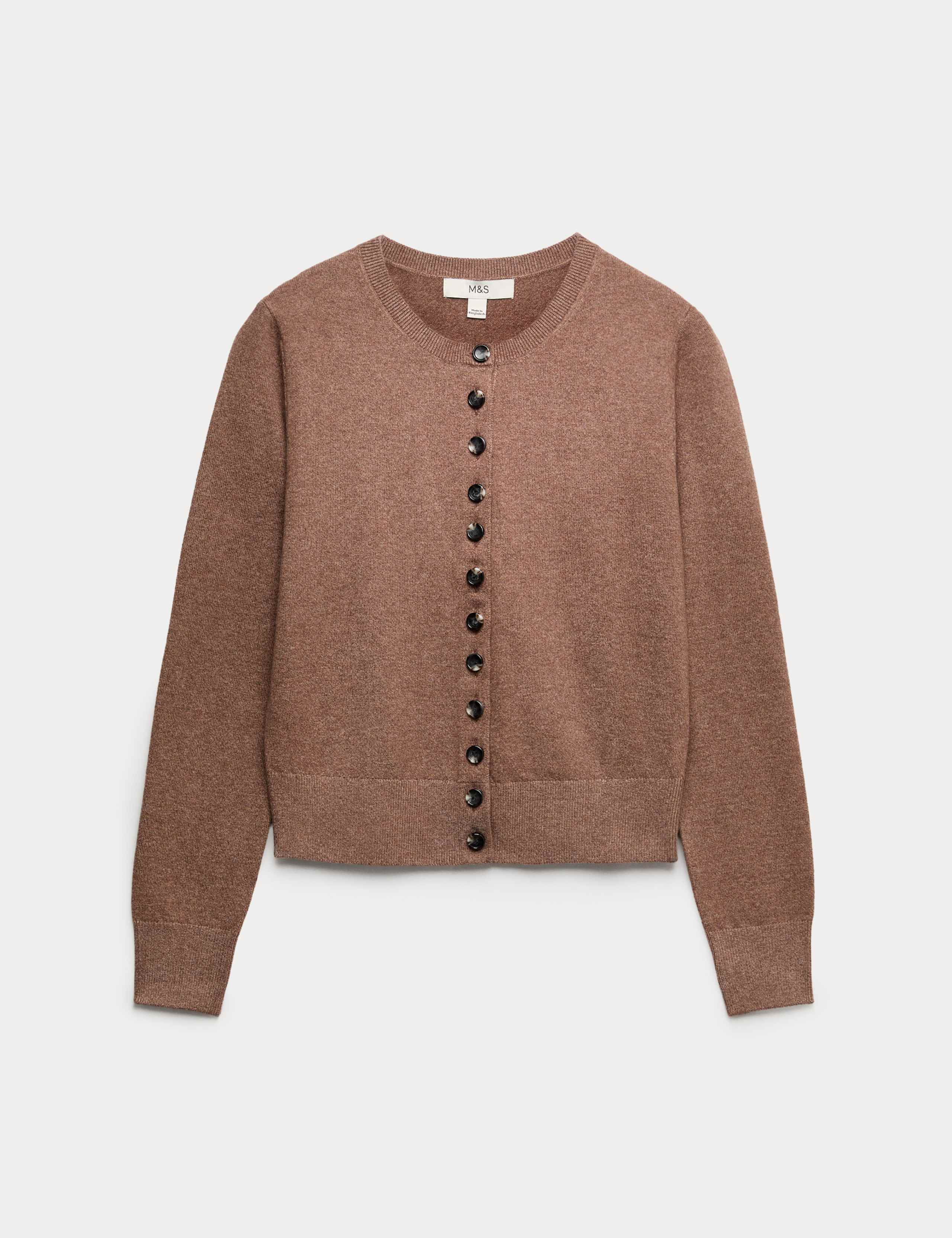 Air-Yarn Crew Neck Short Cardigan 2 of 4