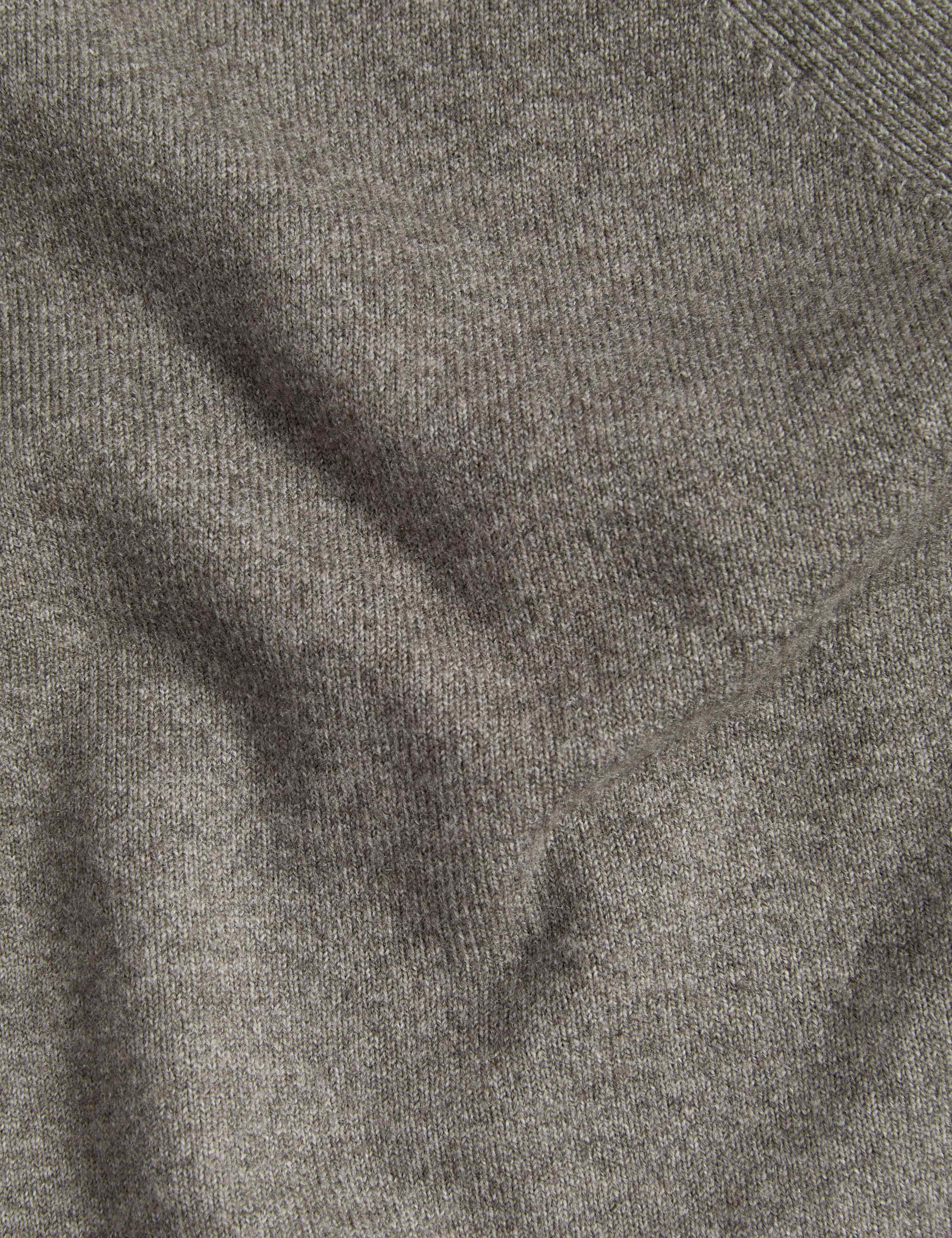 Knitted Zip Up Cropped Hoodie 7 of 7