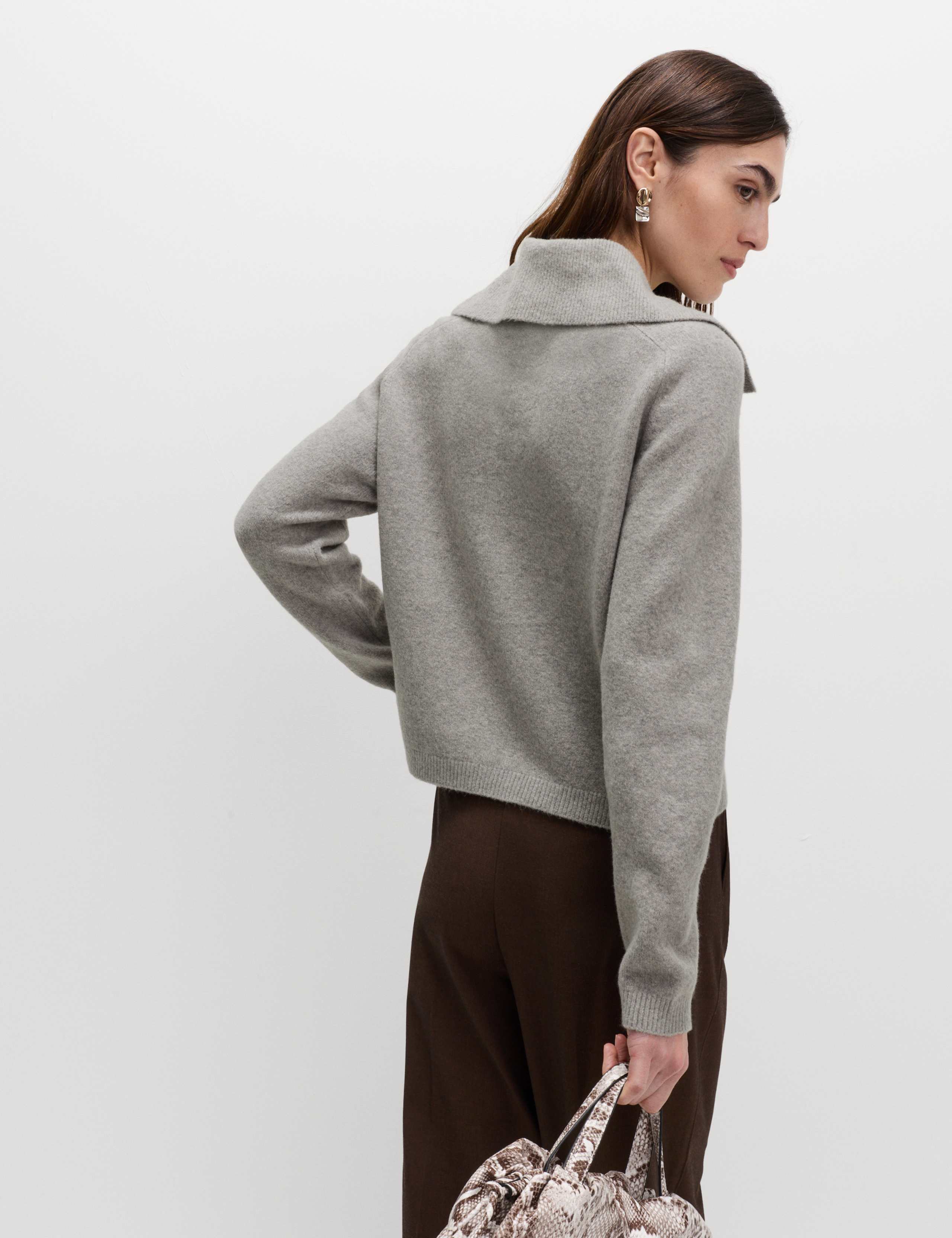 Collared Jumper with Cotton 4 of 5