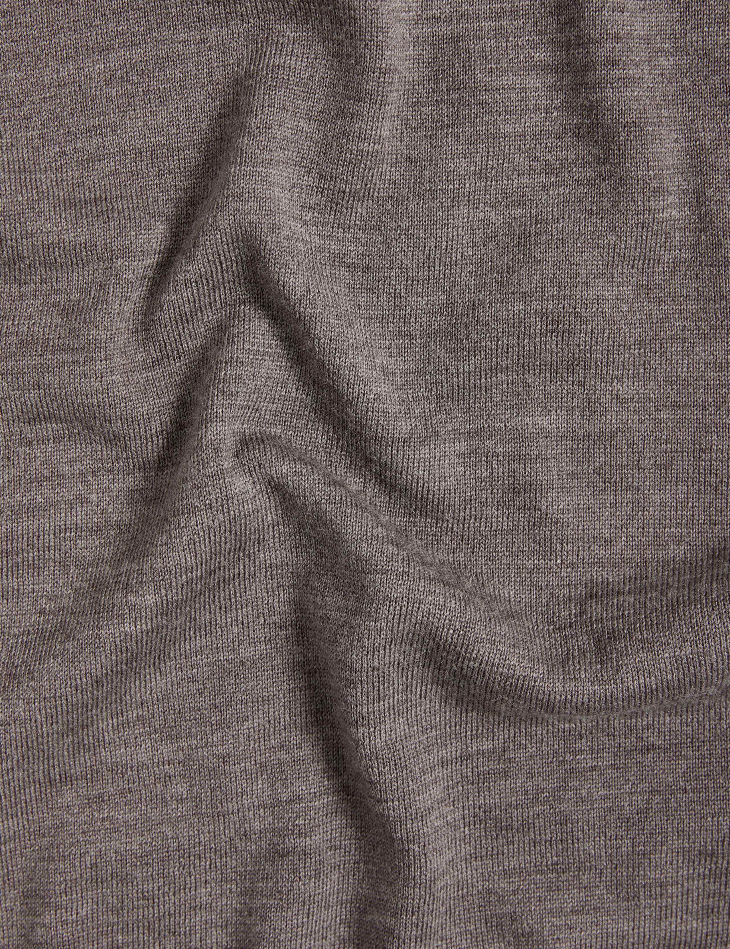 Pure Merino Wool Crew Neck Cardigan 6 of 6