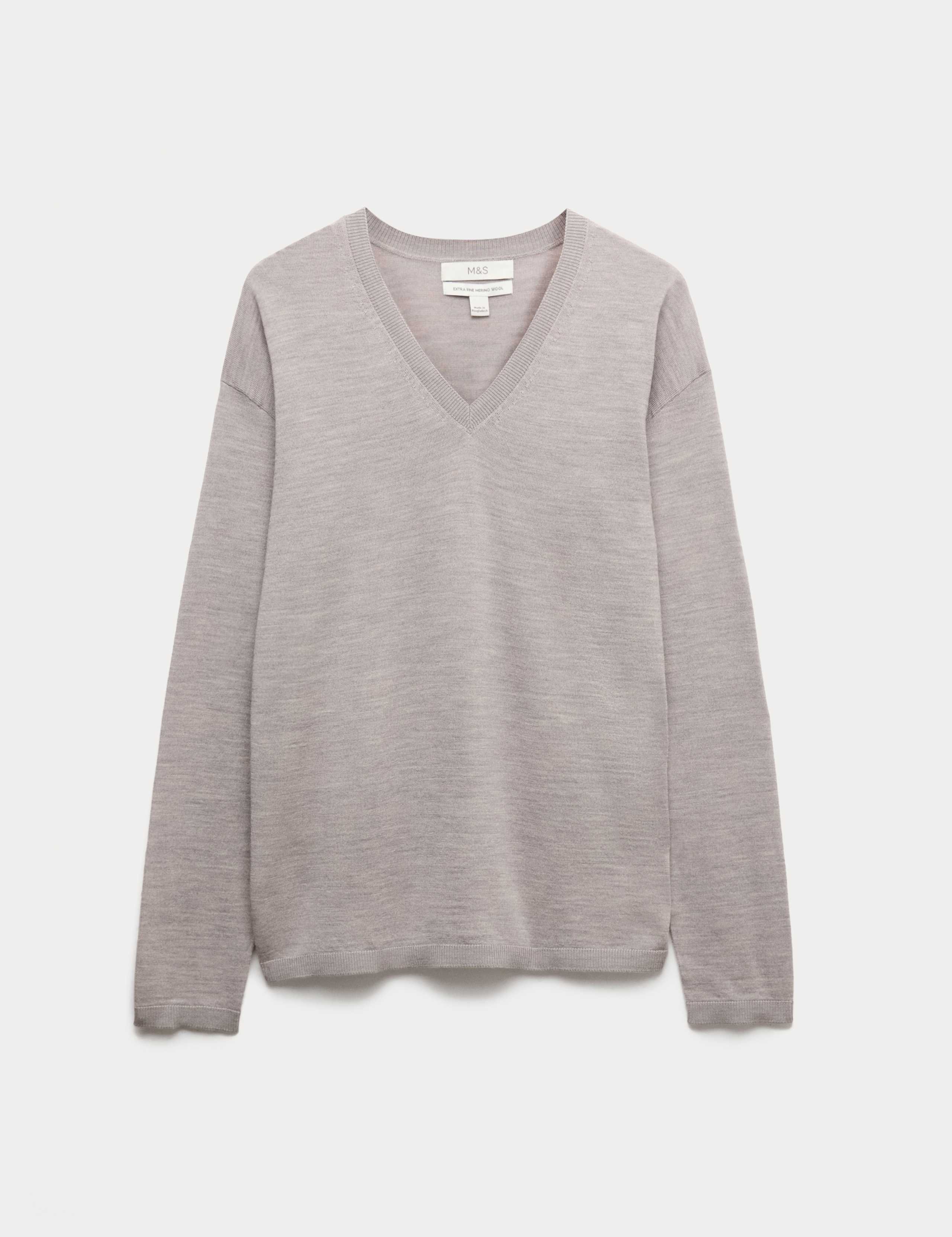 Pure Merino Wool V-Neck Jumper 2 of 6