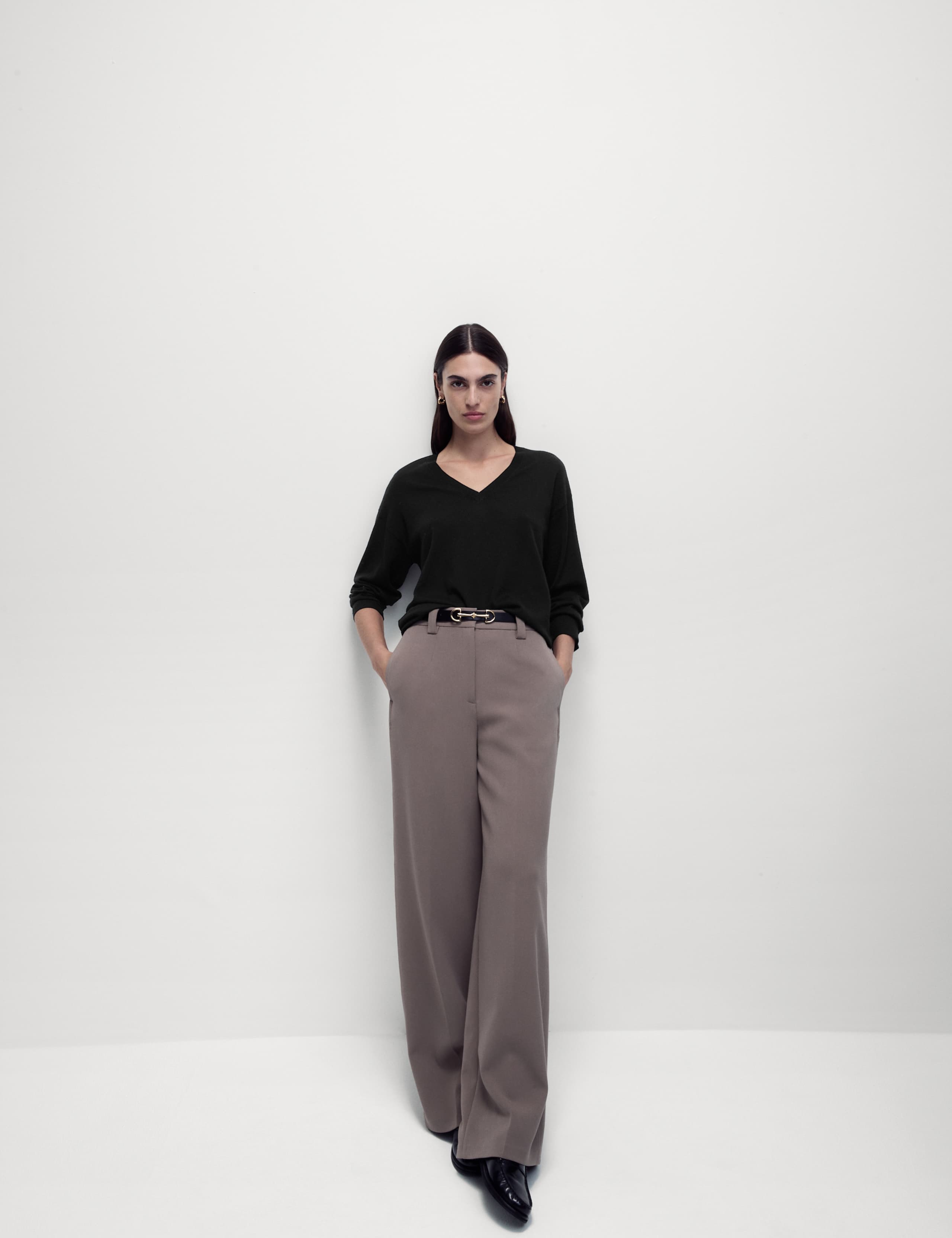 Pure Merino Wool V-Neck Jumper 4 of 6
