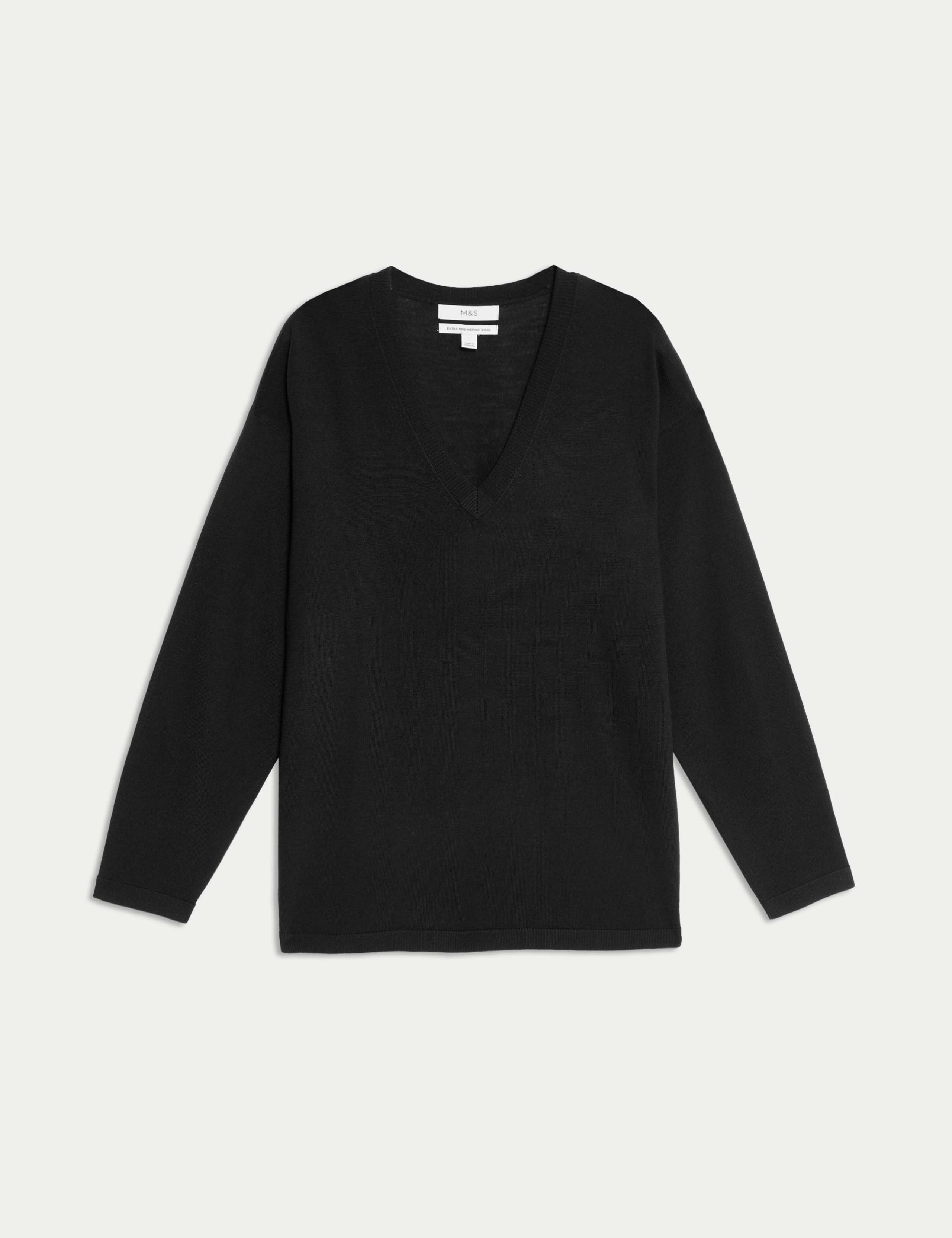 Pure Merino Wool V-Neck Jumper 2 of 6