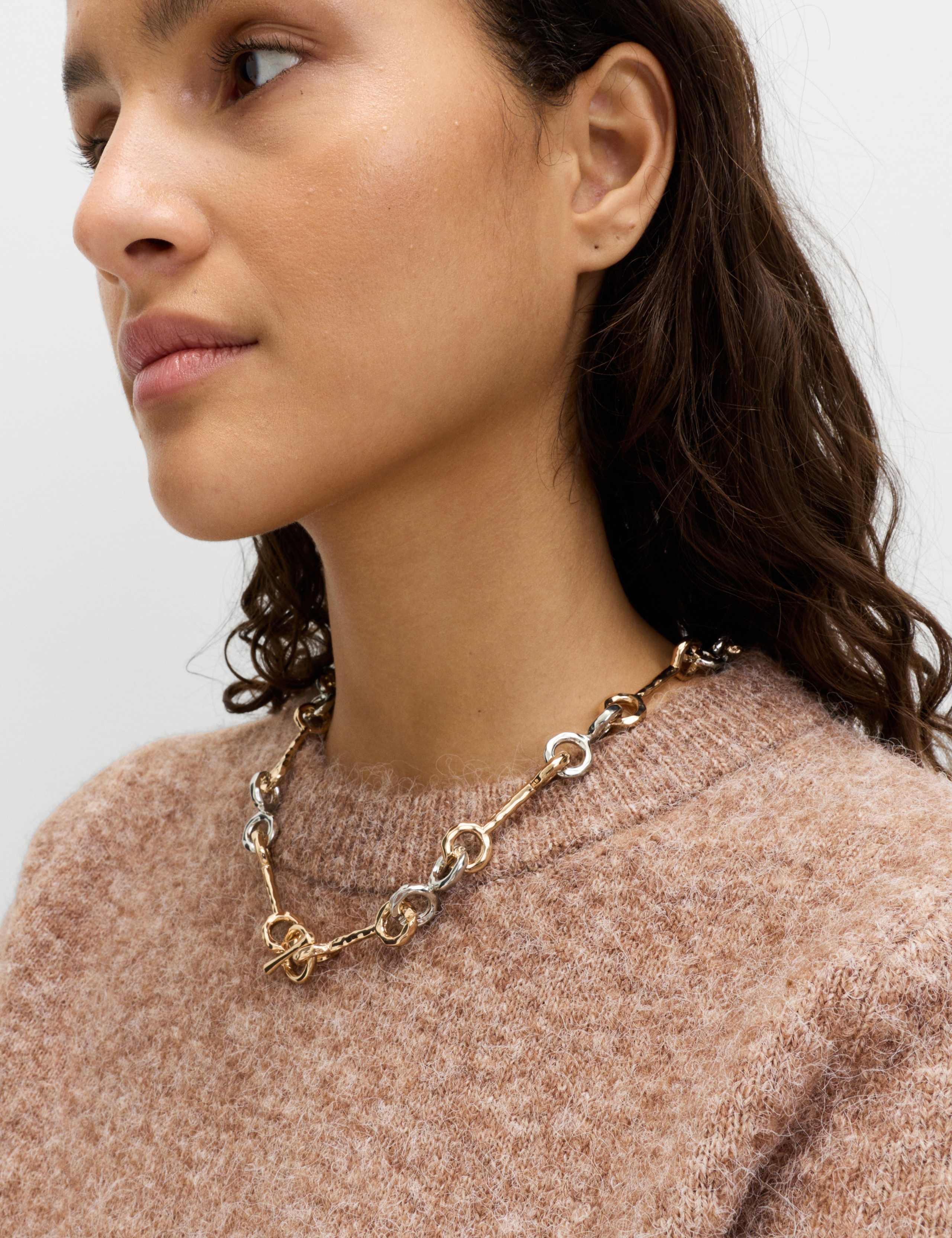 Textured Slim Fit Knitted Top with Wool 5 of 6