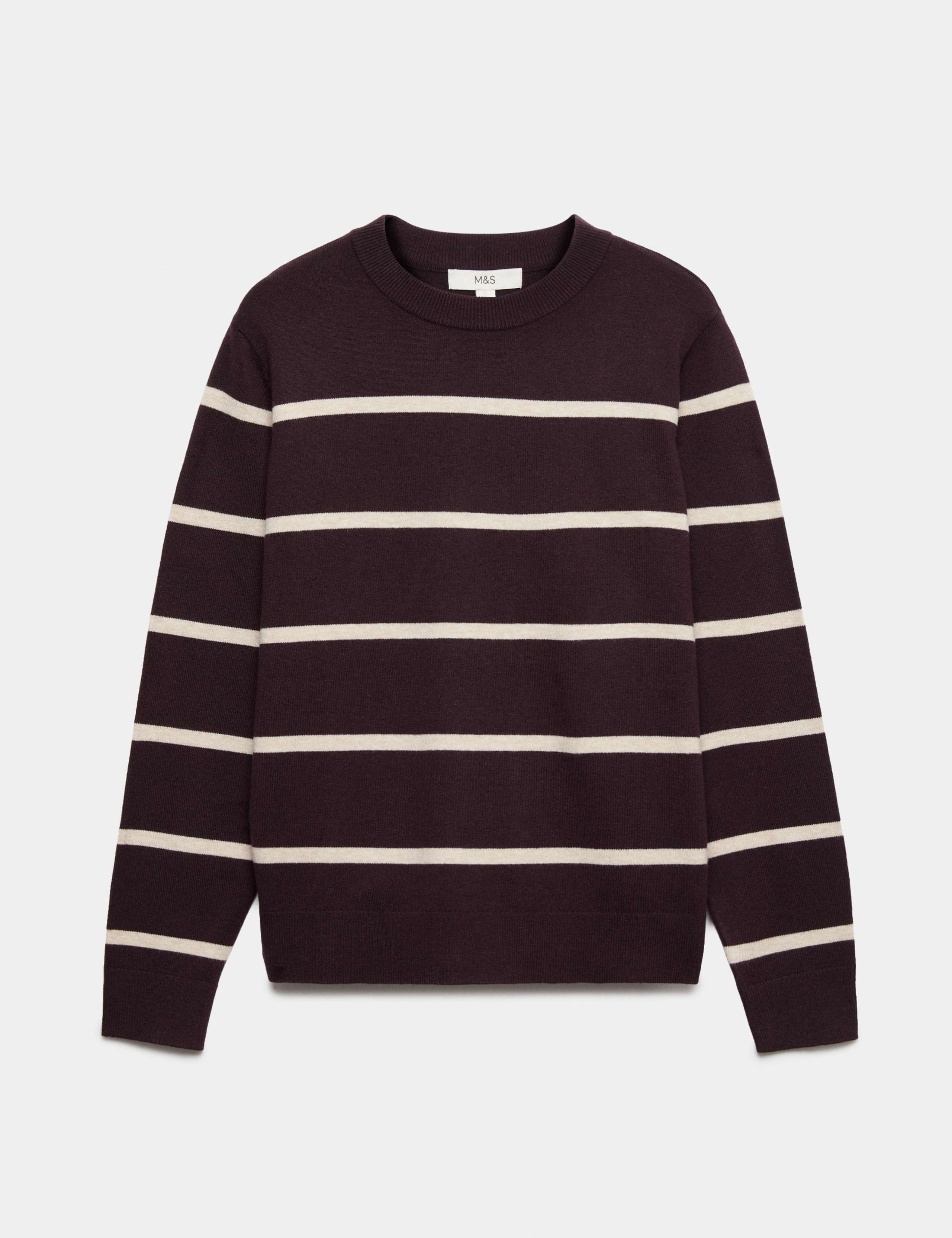 Air-Yarn Striped Crew Neck Jumper 1 of 1