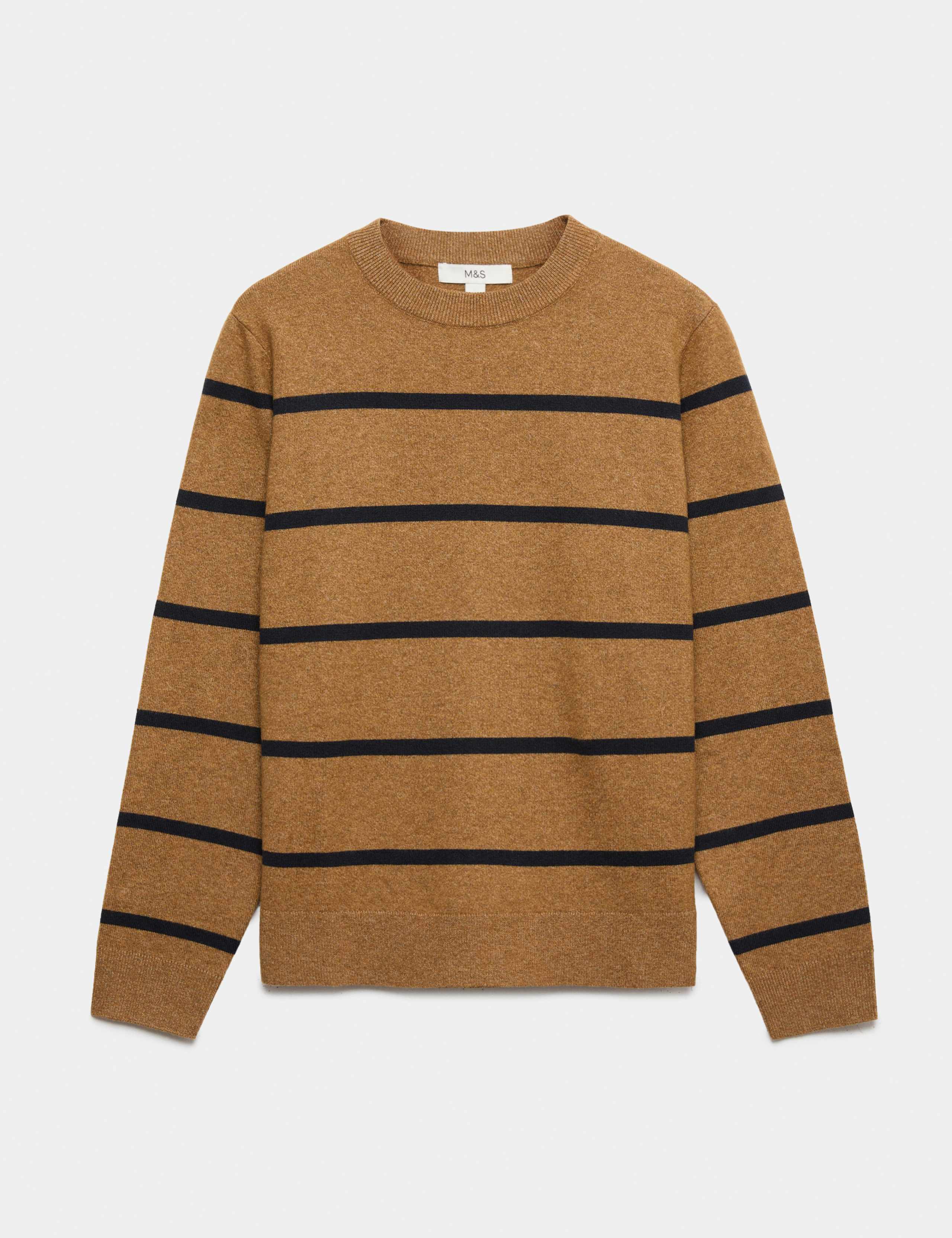Air-Yarn Striped Crew Neck Jumper 2 of 6