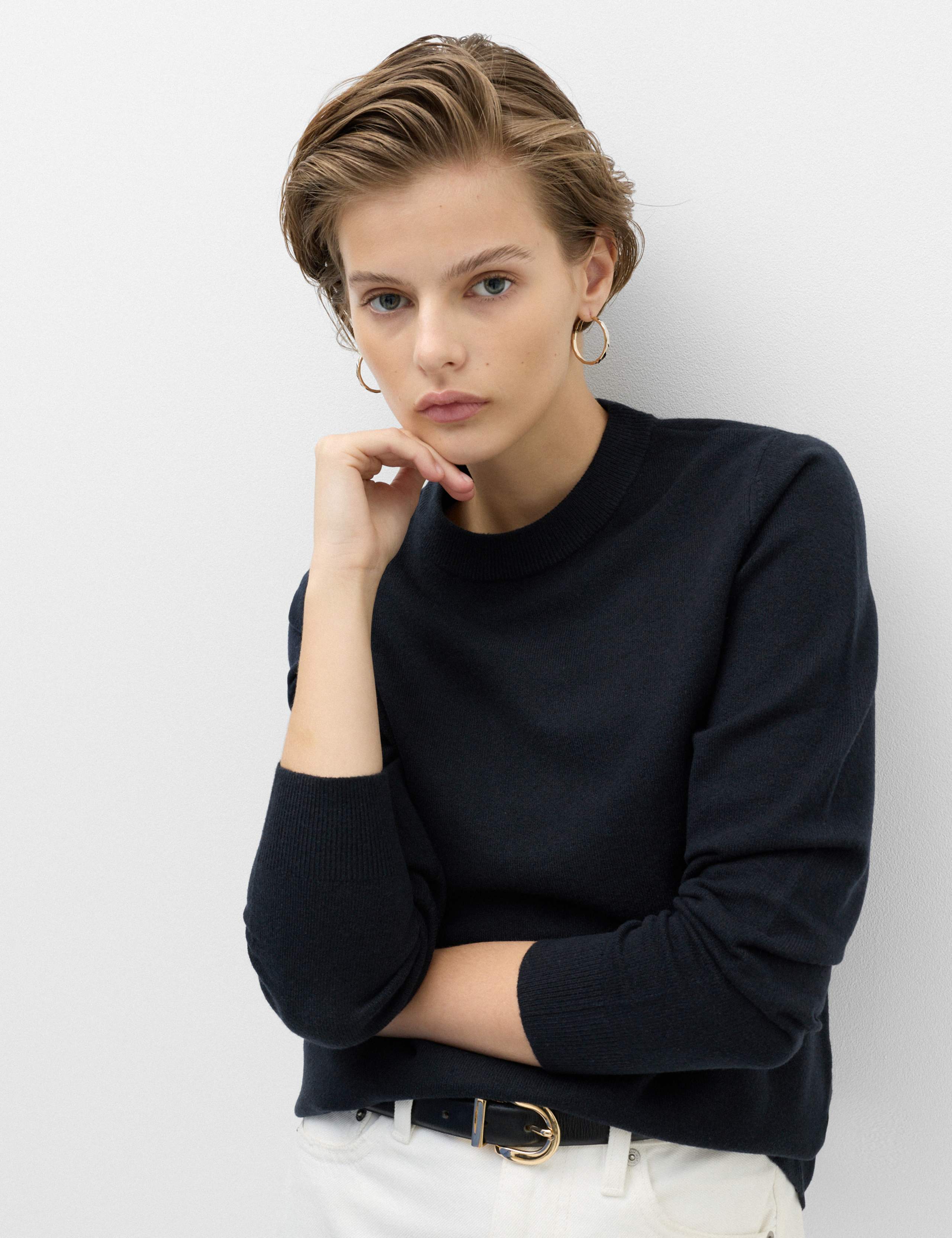 Air-Yarn Crew Neck Jumper 1 of 6