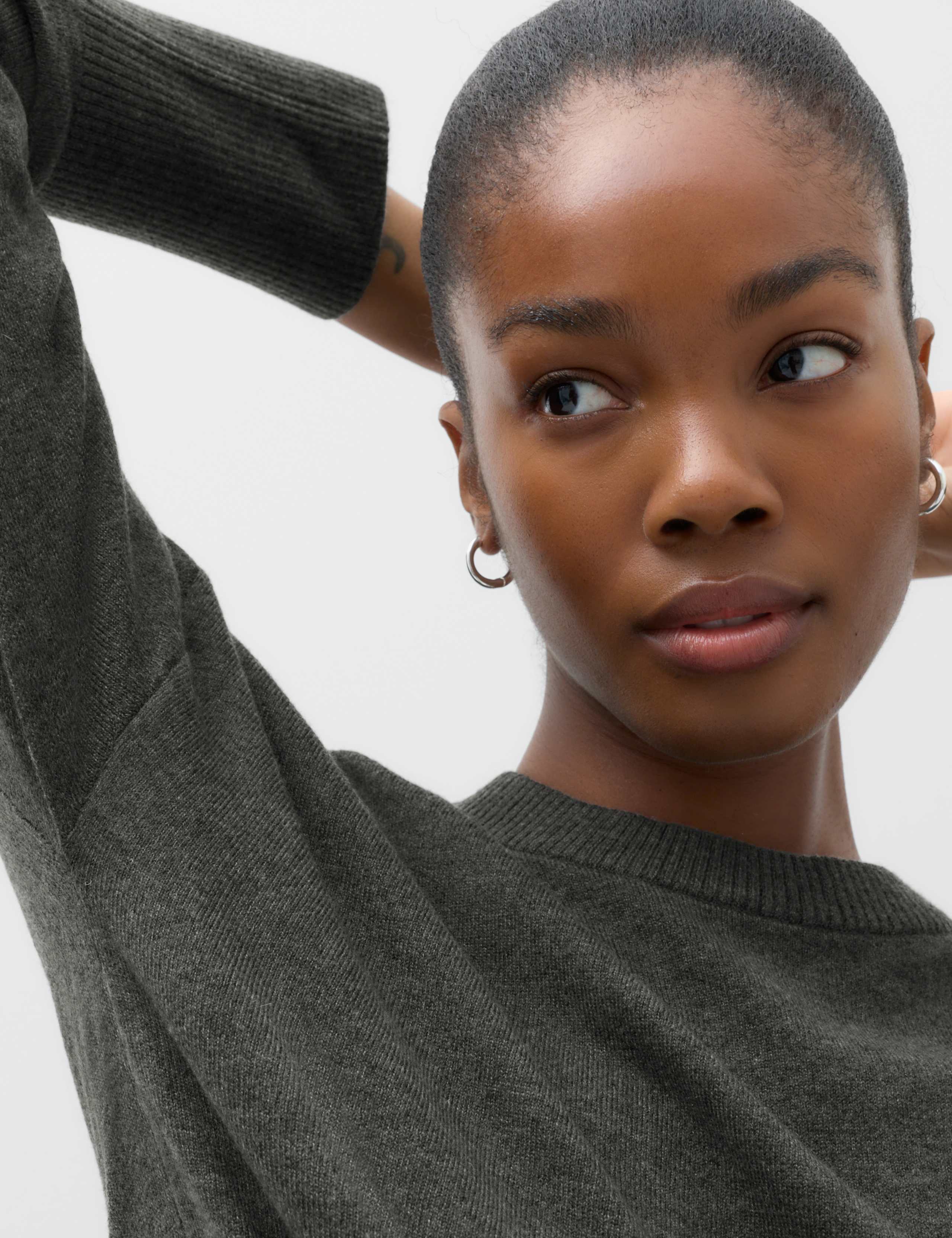 Air-Yarn Oversized Longline Jumper 3 of 5