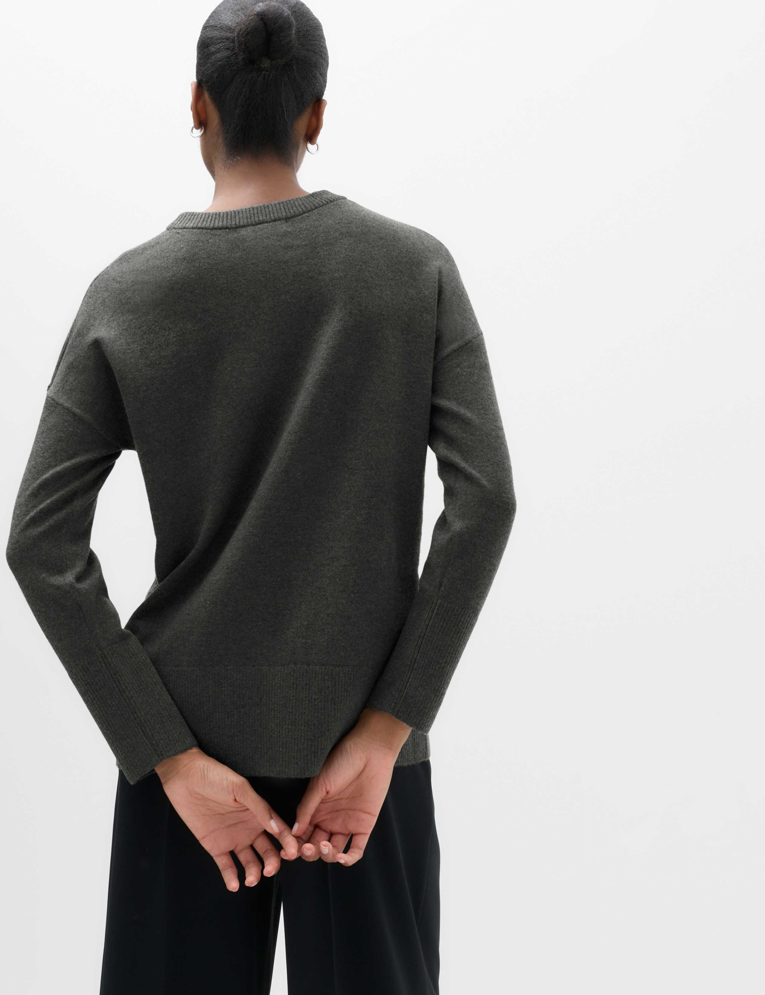 Air-Yarn Oversized Longline Jumper 4 of 5