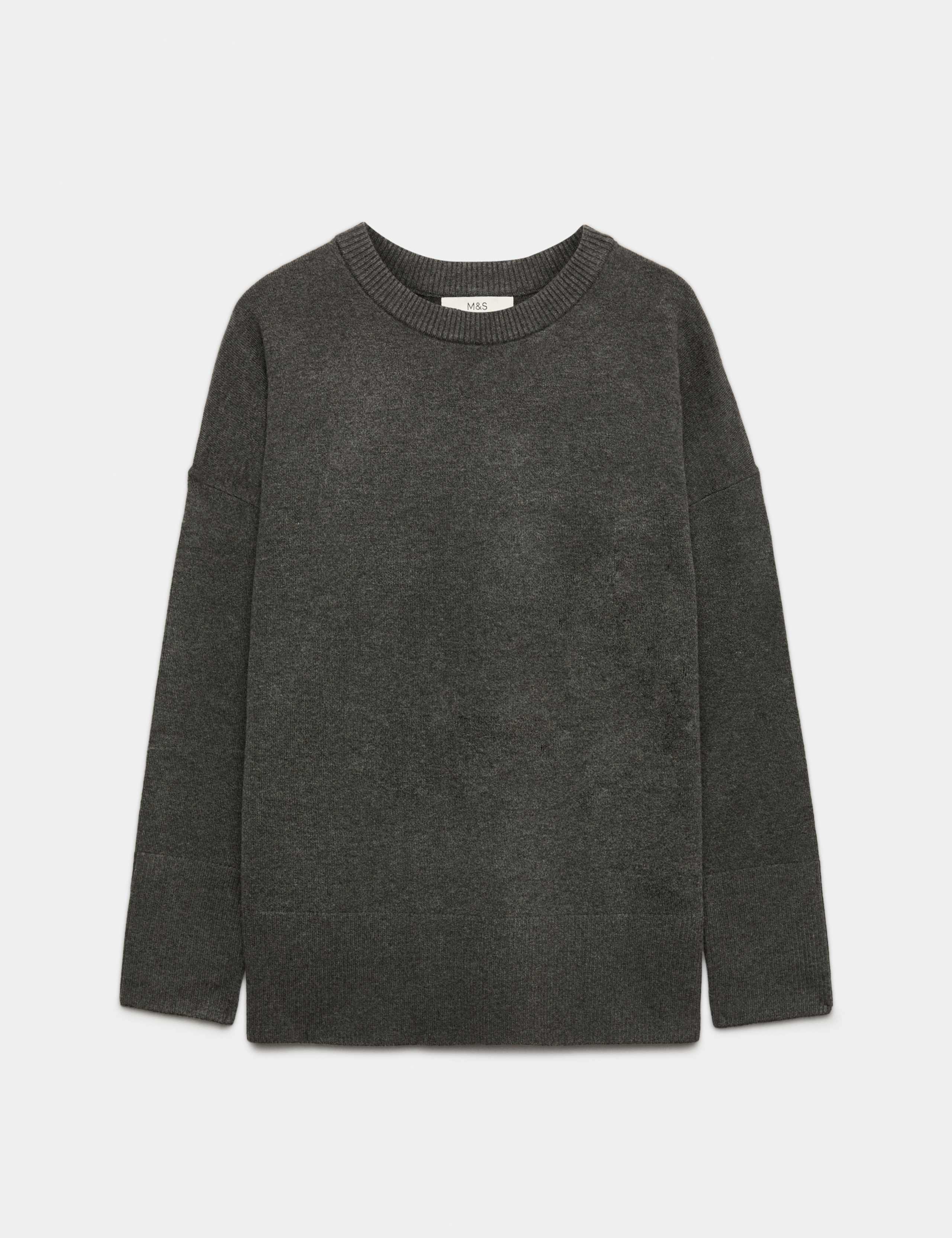 Air-Yarn Oversized Longline Jumper 2 of 5
