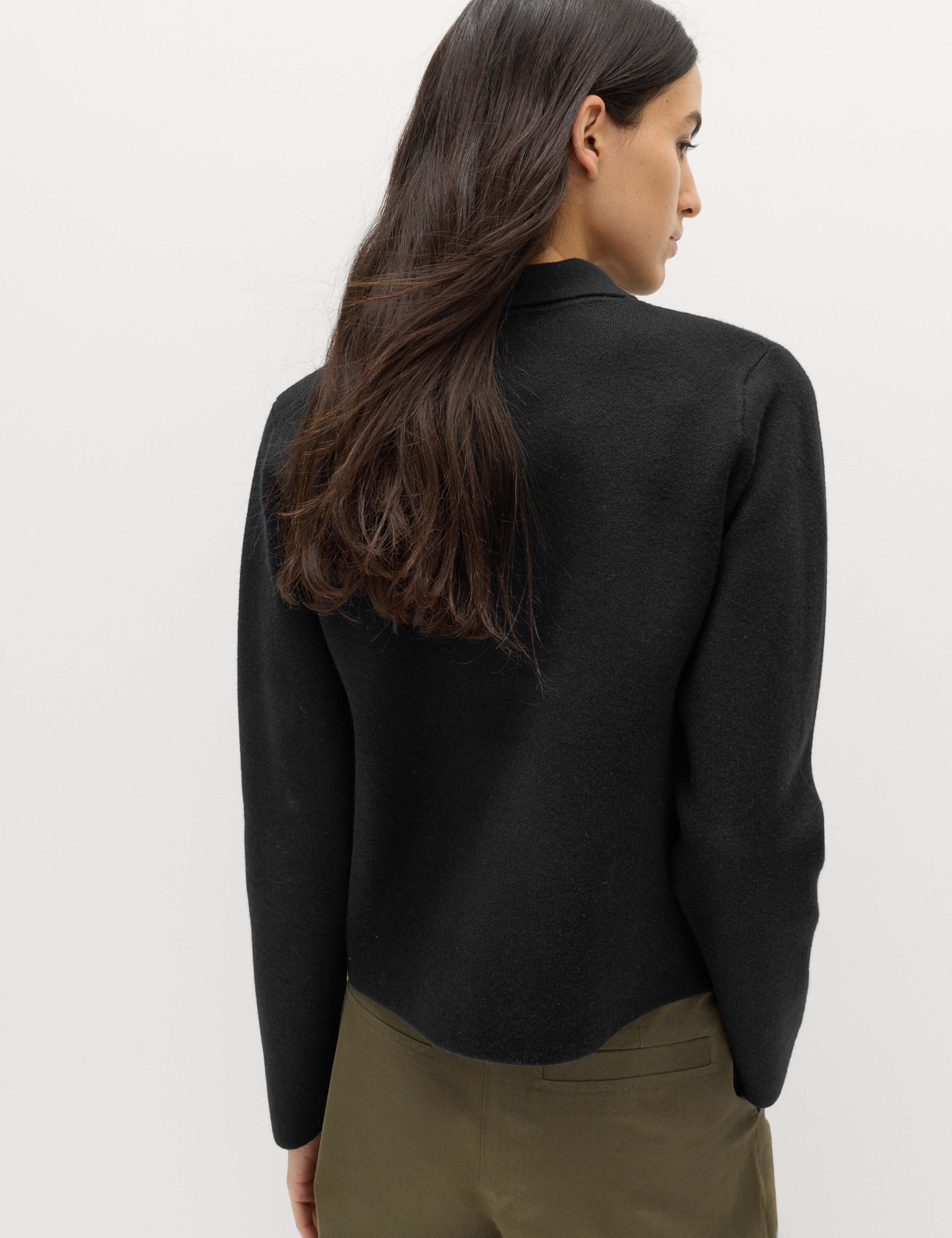 Air-Yarn Pocket Detail Knitted Jacket 5 of 6