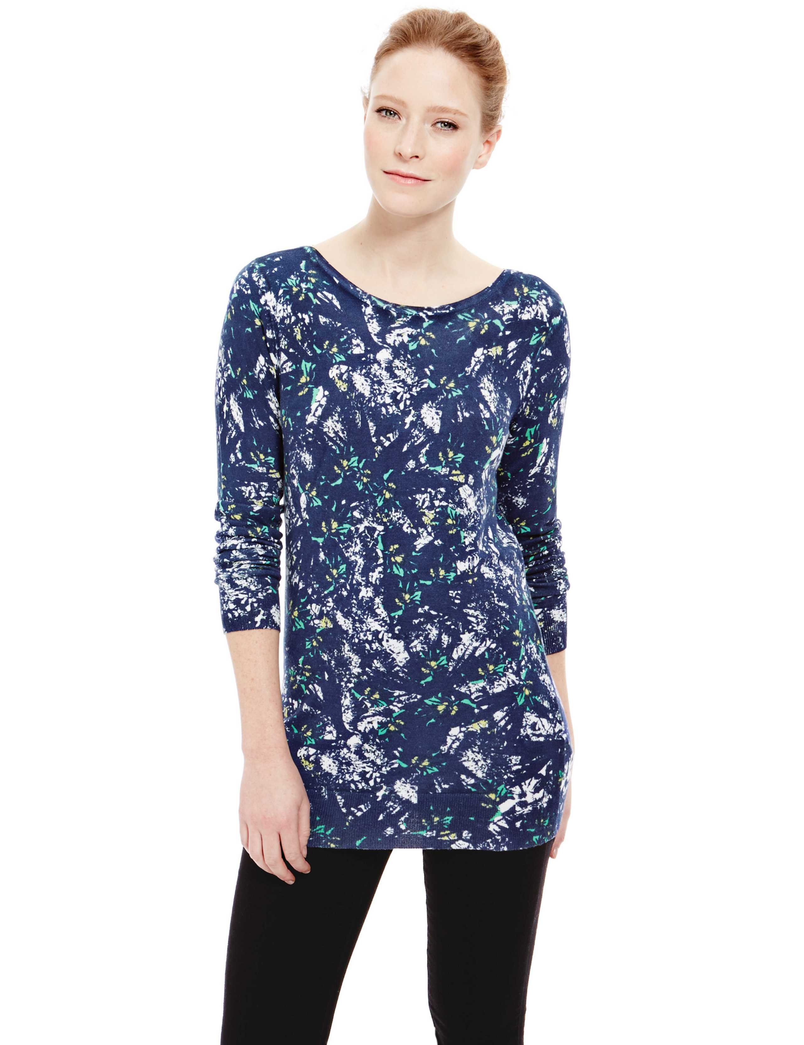 Floral Knitted Tunic 1 of 4
