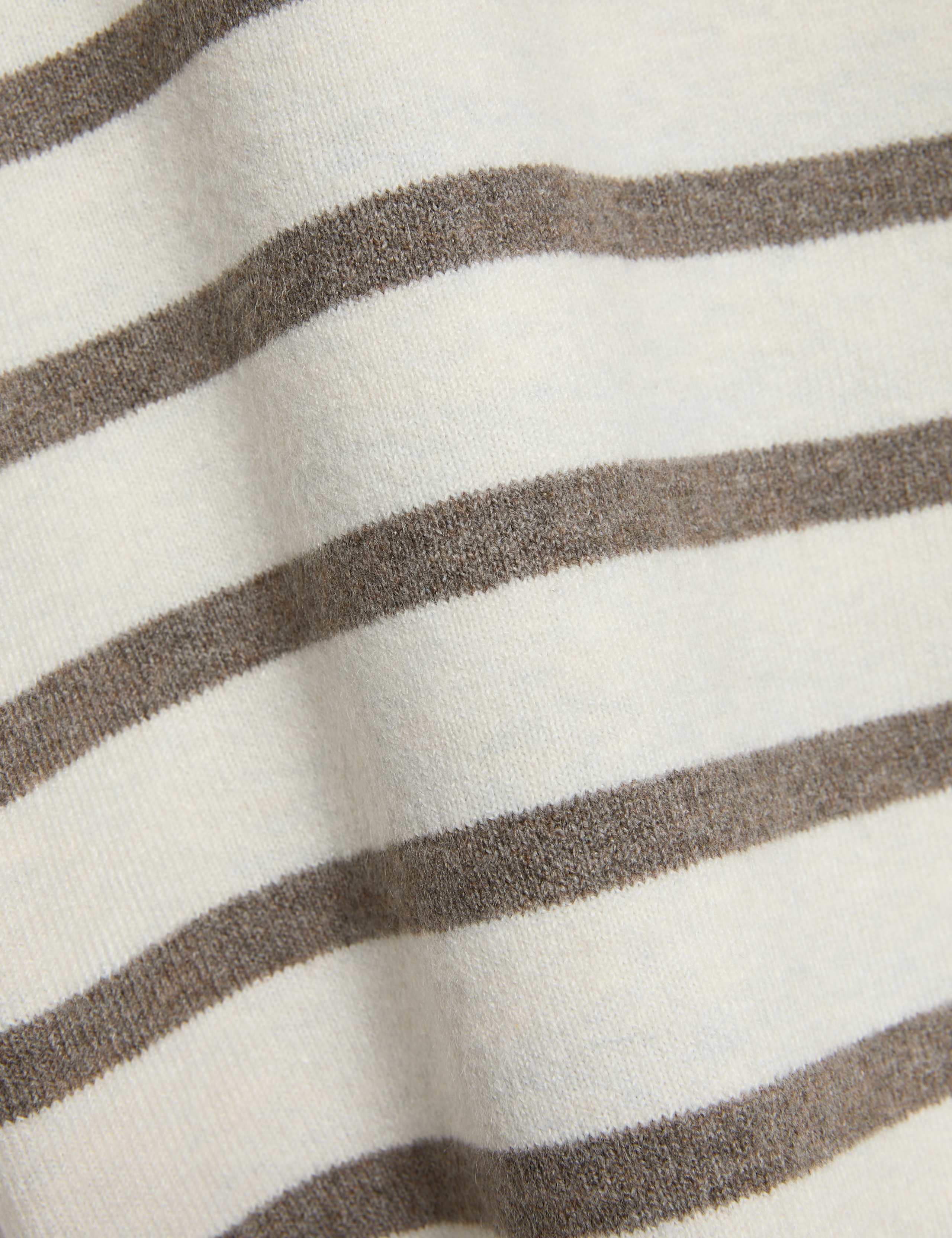 Air-Yarn Striped V-Neck Jumper 6 of 6