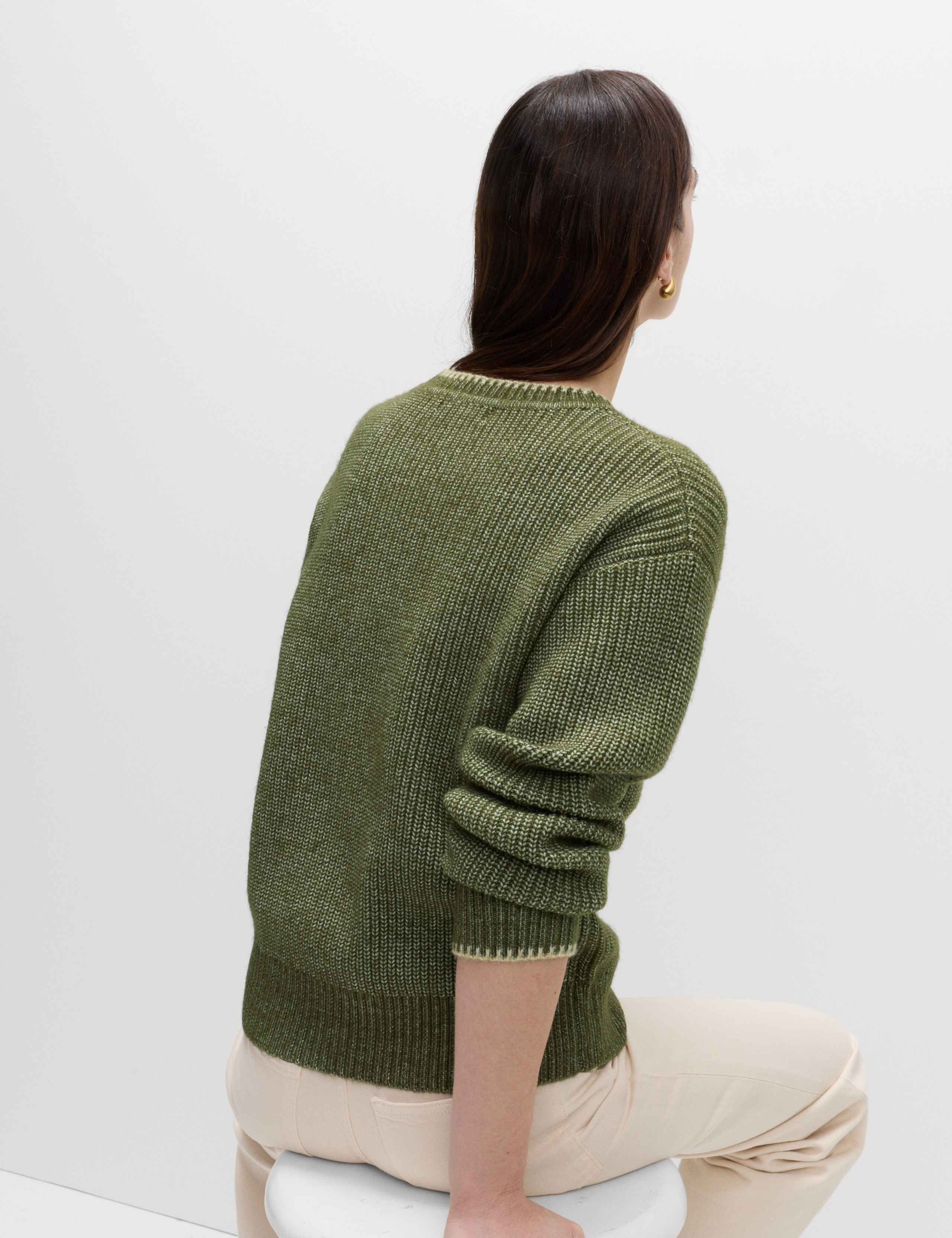 Cloud-Yarn Crew Neck Whipstitch Jumper 4 of 5