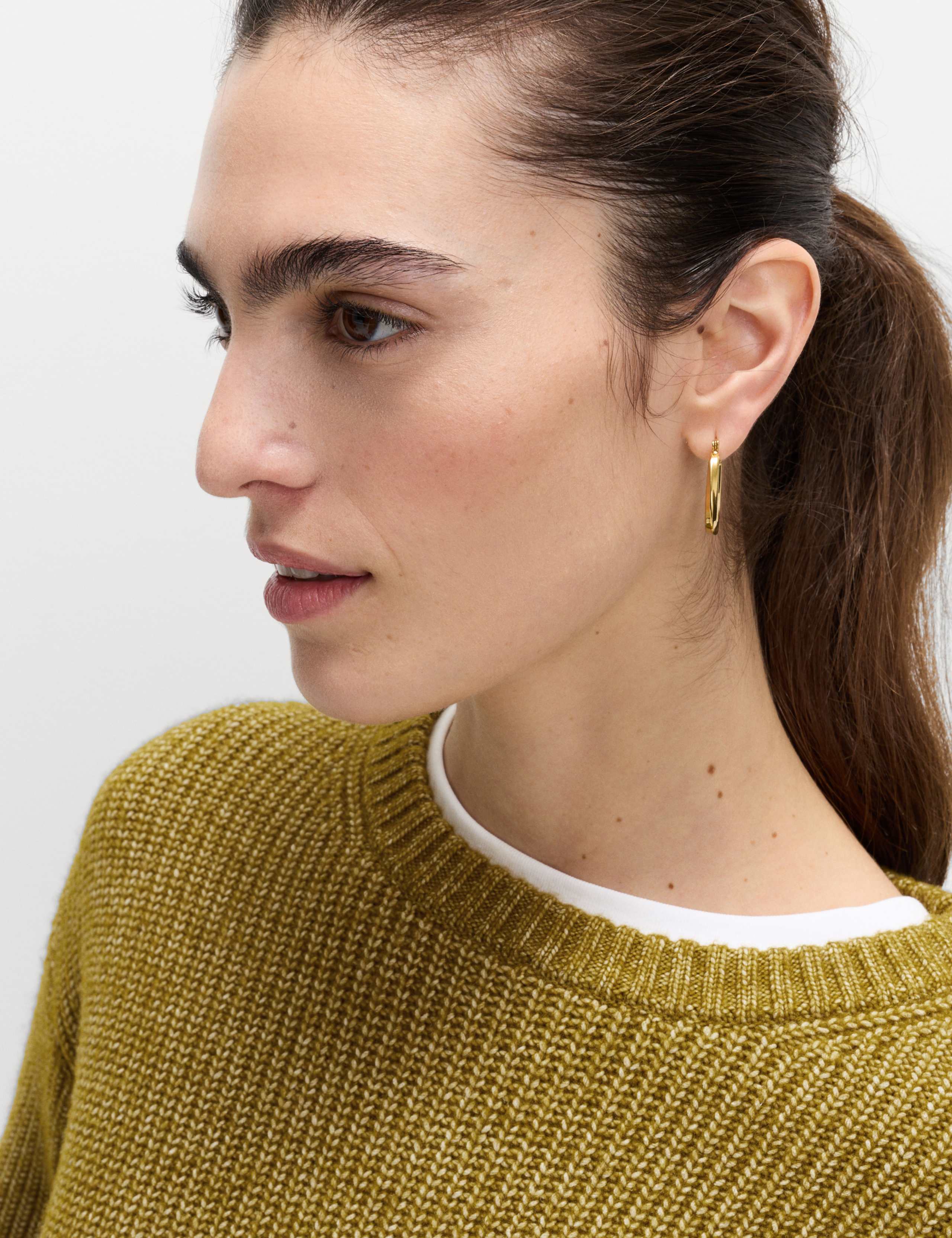 Cloud-Yarn Ribbed Crew Neck Jumper 4 of 5