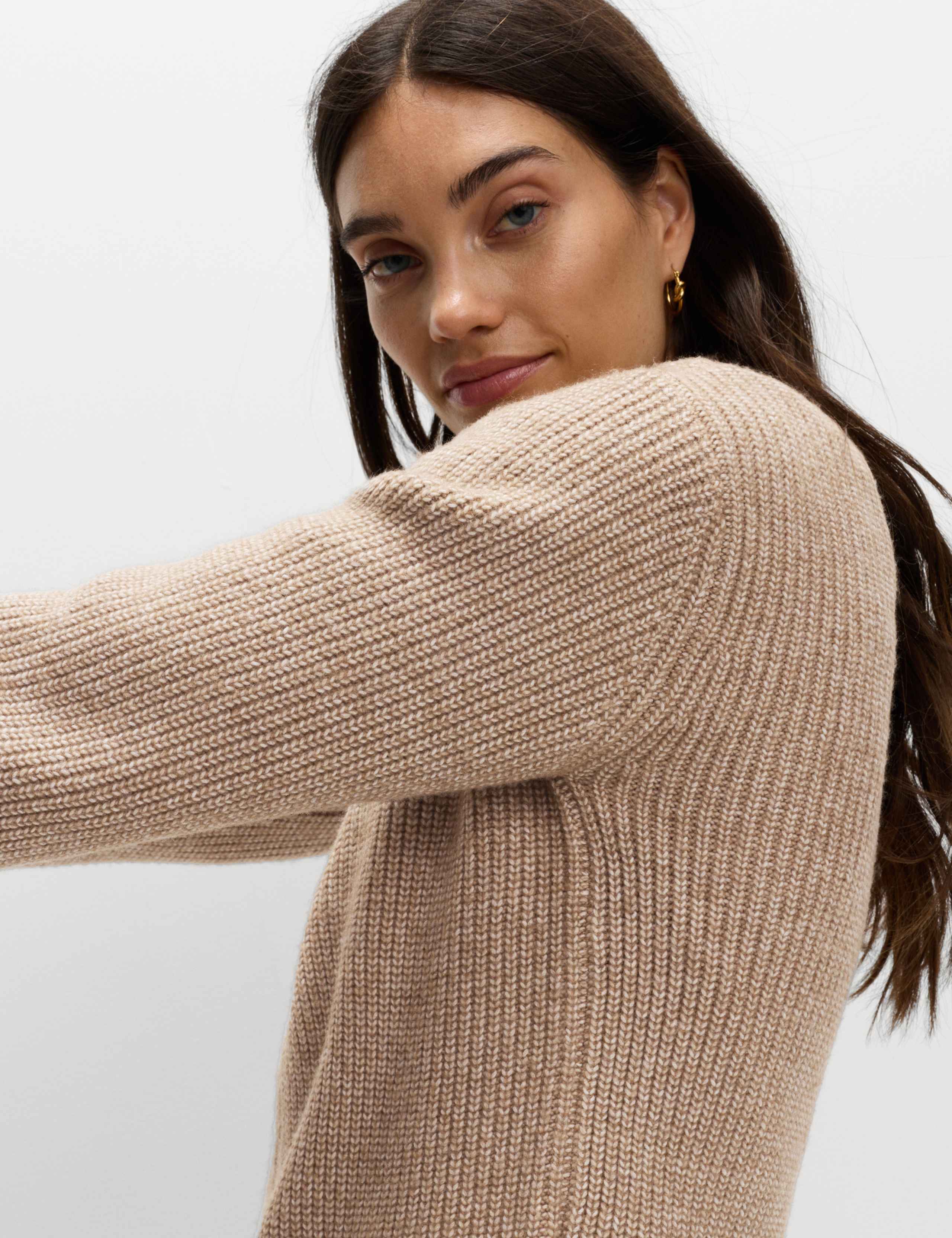 Cloud-Yarn Textured Bomber Cardigan 7 of 7