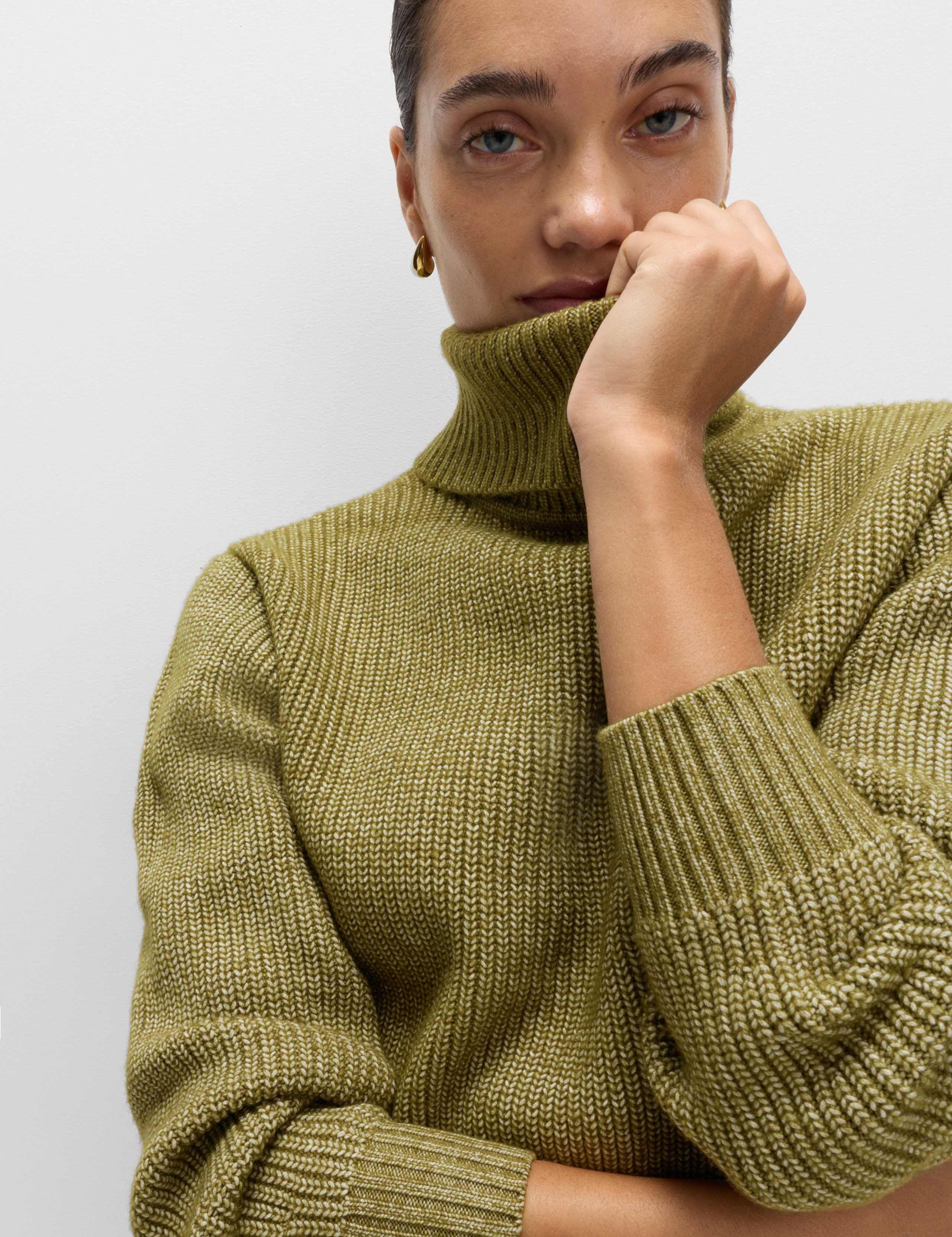 Ribbed Roll Neck Jumper 3 of 6
