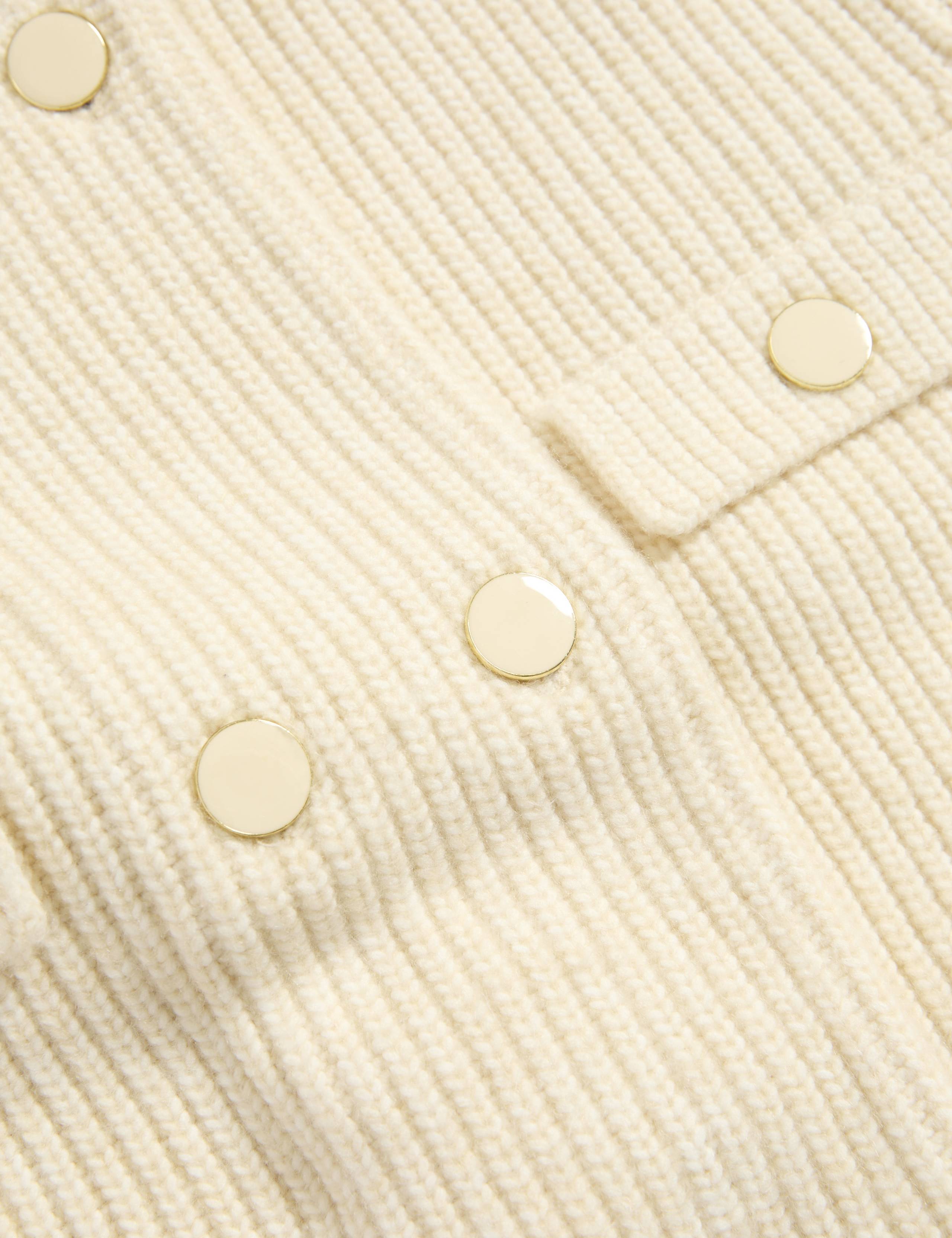 Cloud-Yarn Pocket Detail Knitted Jacket 7 of 7