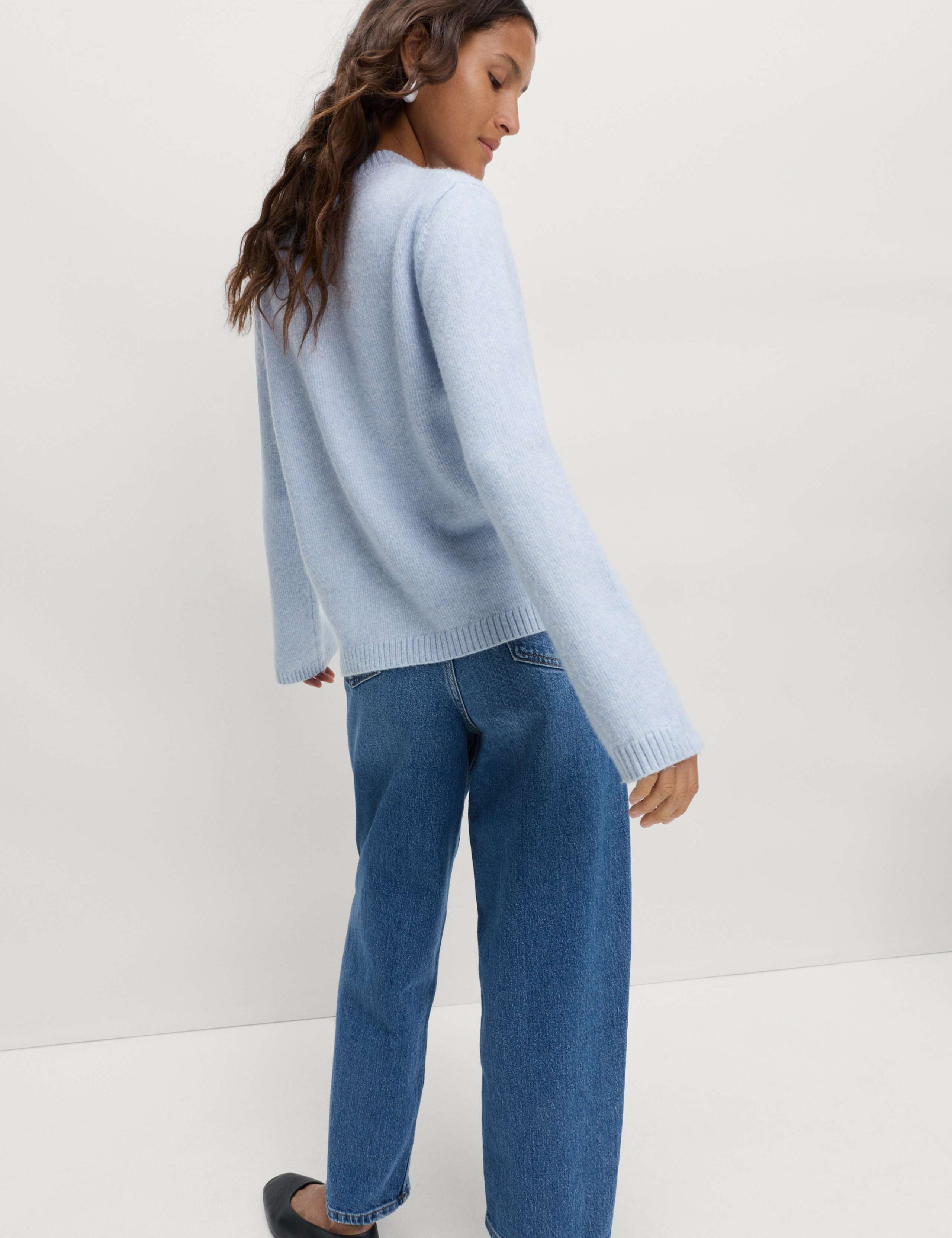 Cloud-Yarn Embroidered Crew Neck Jumper 5 of 6