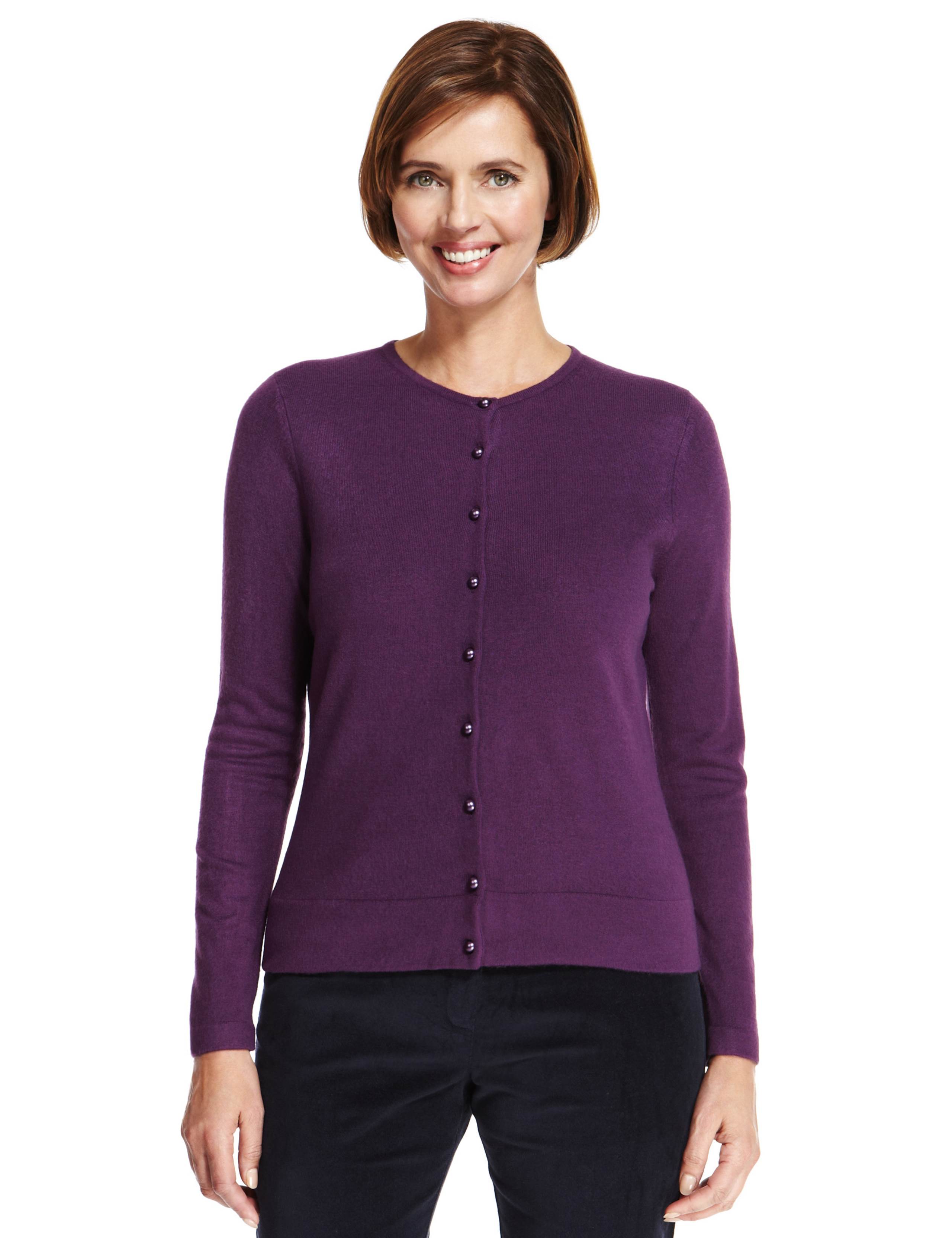 Cashmilon™ Bobble Button Cardigan 1 of 6