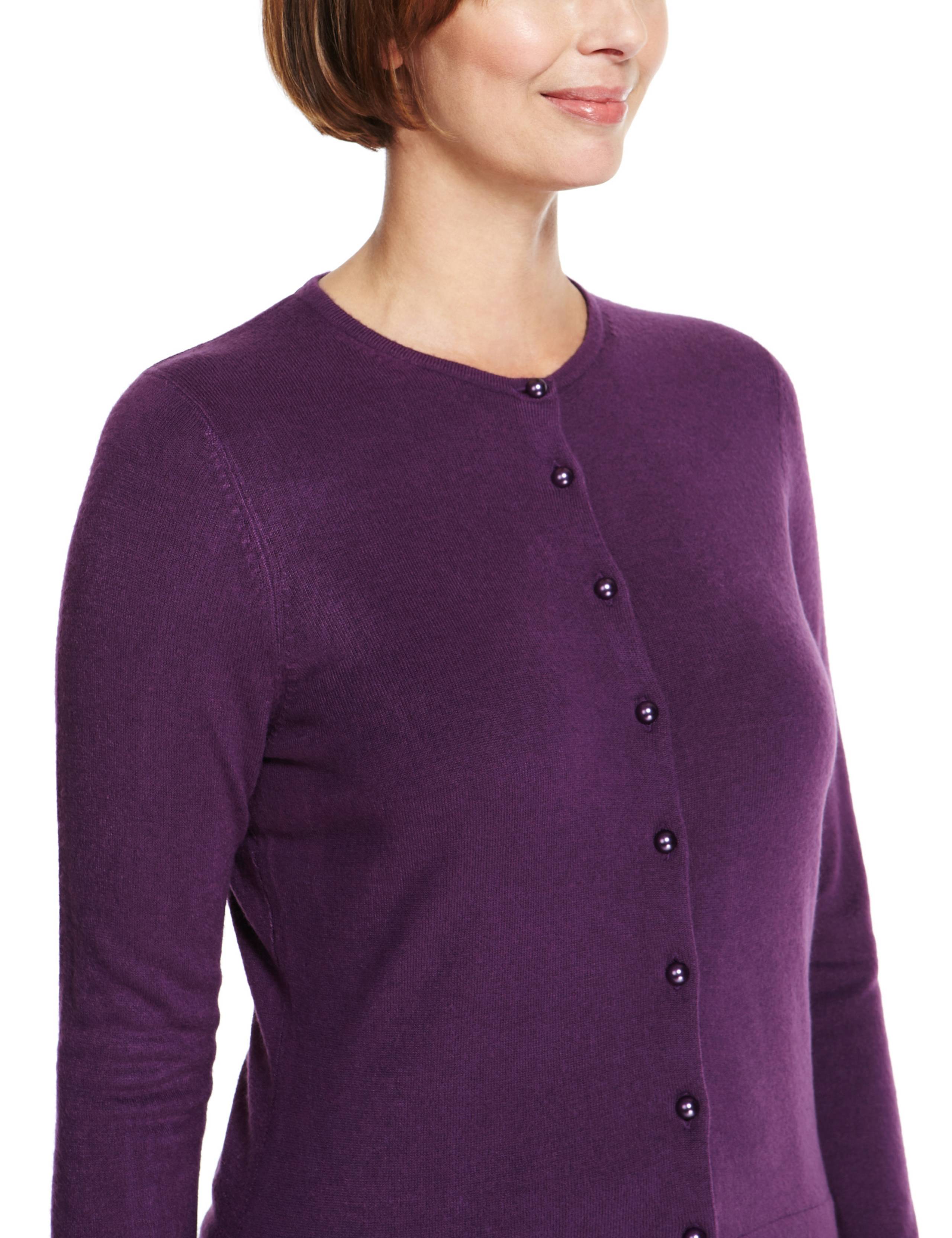 Cashmilon™ Bobble Button Cardigan 6 of 6