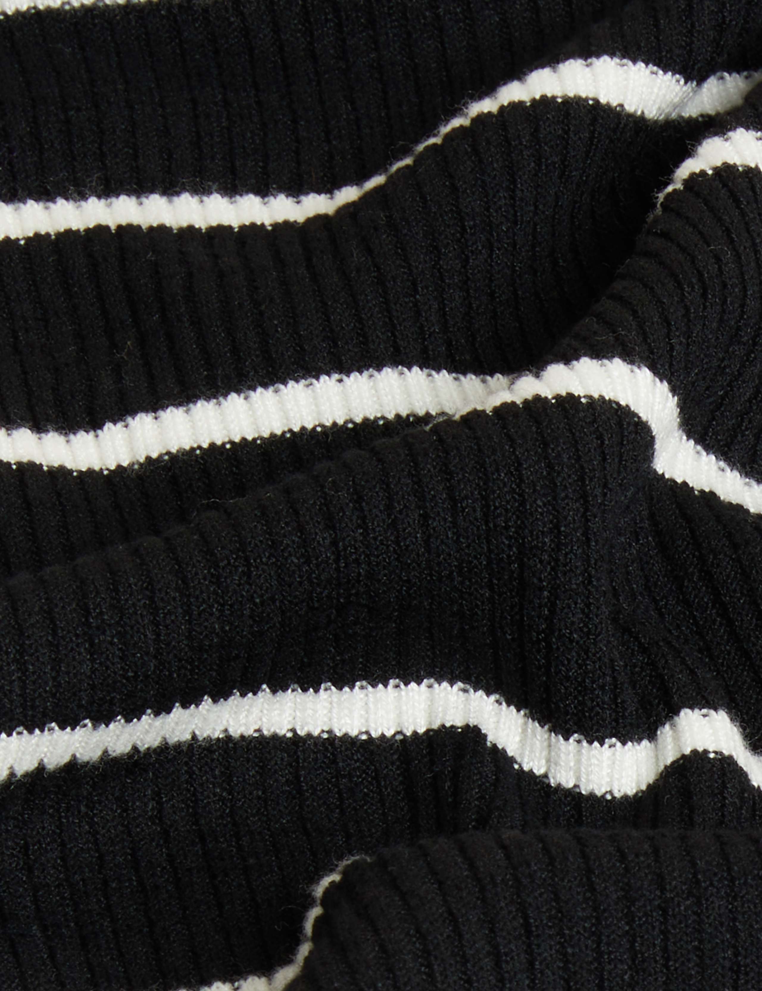 Striped Ribbed Roll Neck Jumper 7 of 7