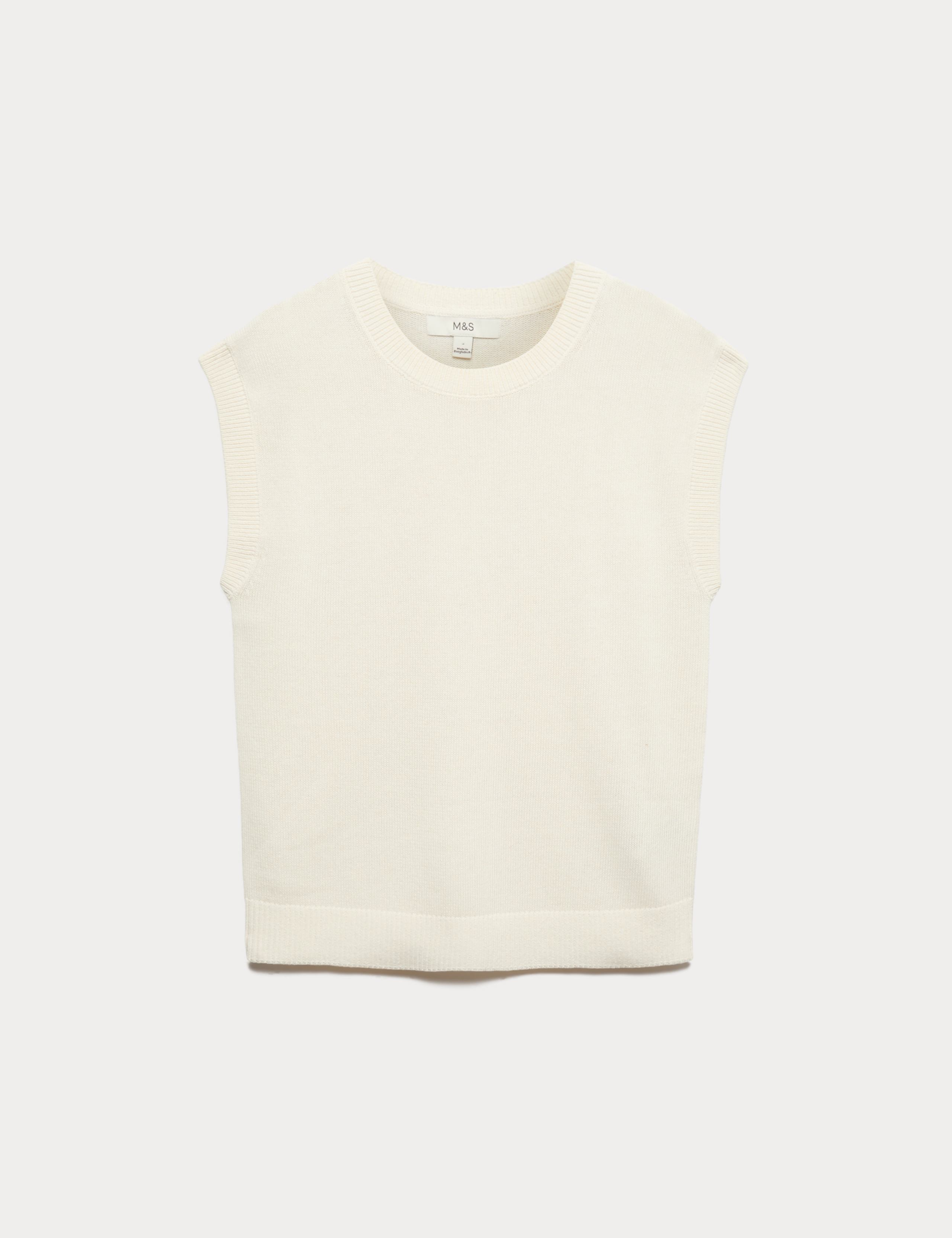 Muscle Knitted Vest with Linen 2 of 6