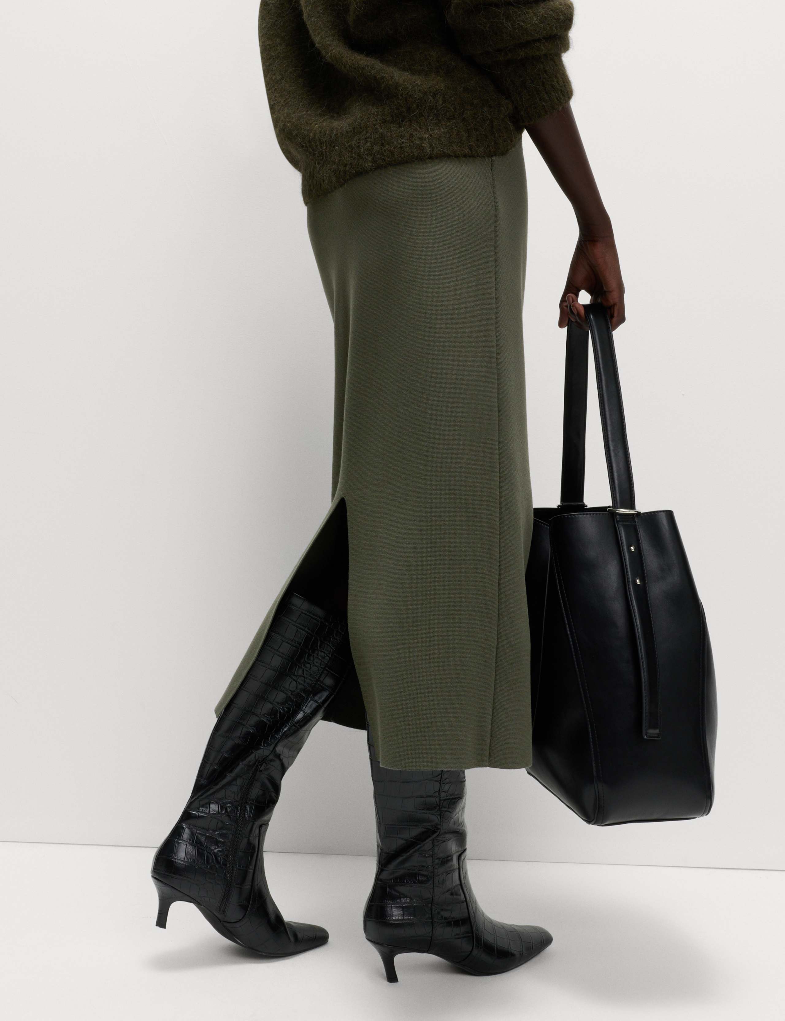 Knitted Midaxi Column Skirt 4 of 6