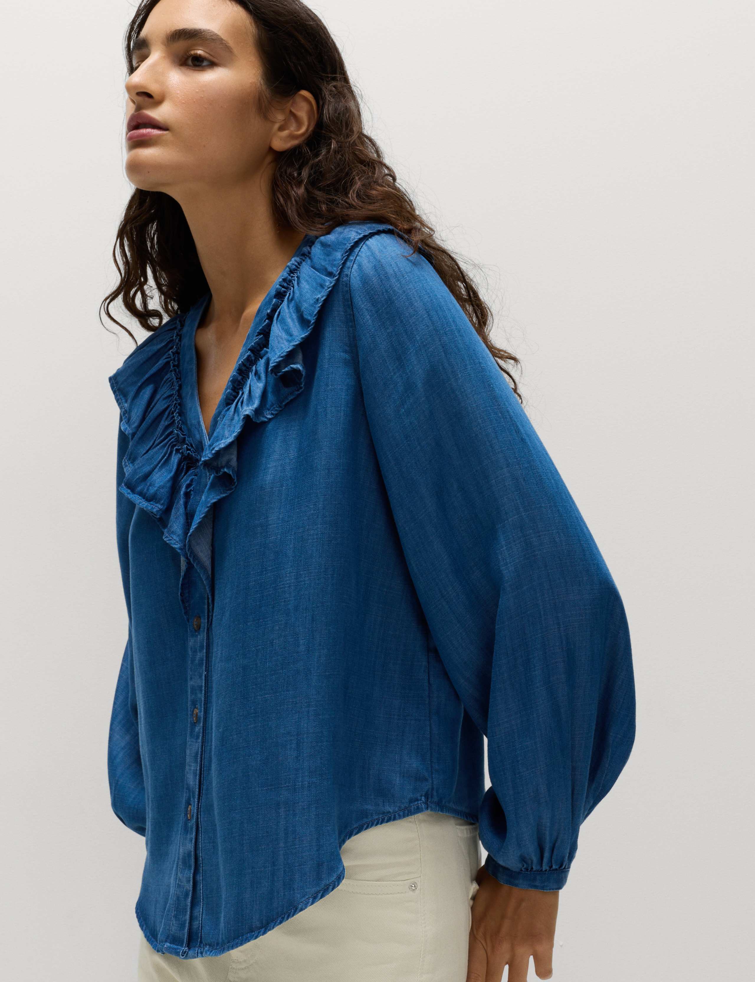 Pure lyocell™ Ruffle Blouse 4 of 6