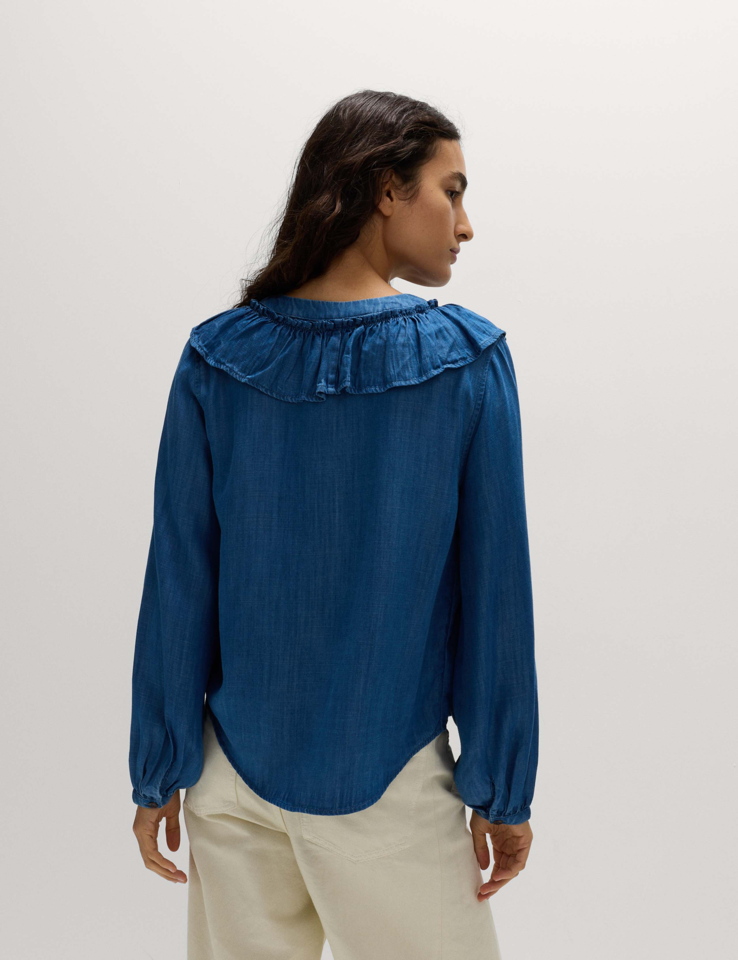 Pure lyocell™ Ruffle Blouse 5 of 6
