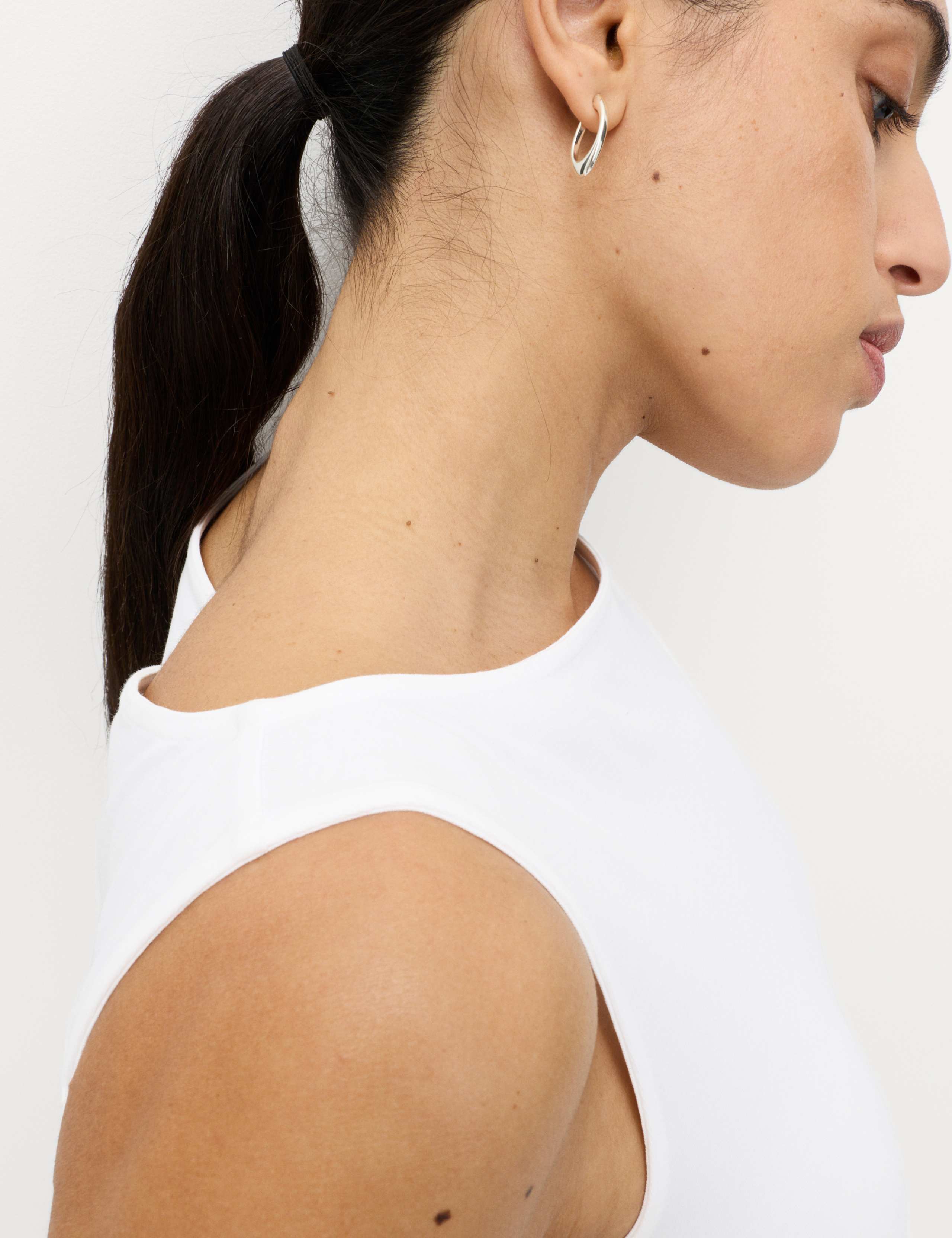 Cotton Rich Slash Neck Slim Fit Vest 4 of 7