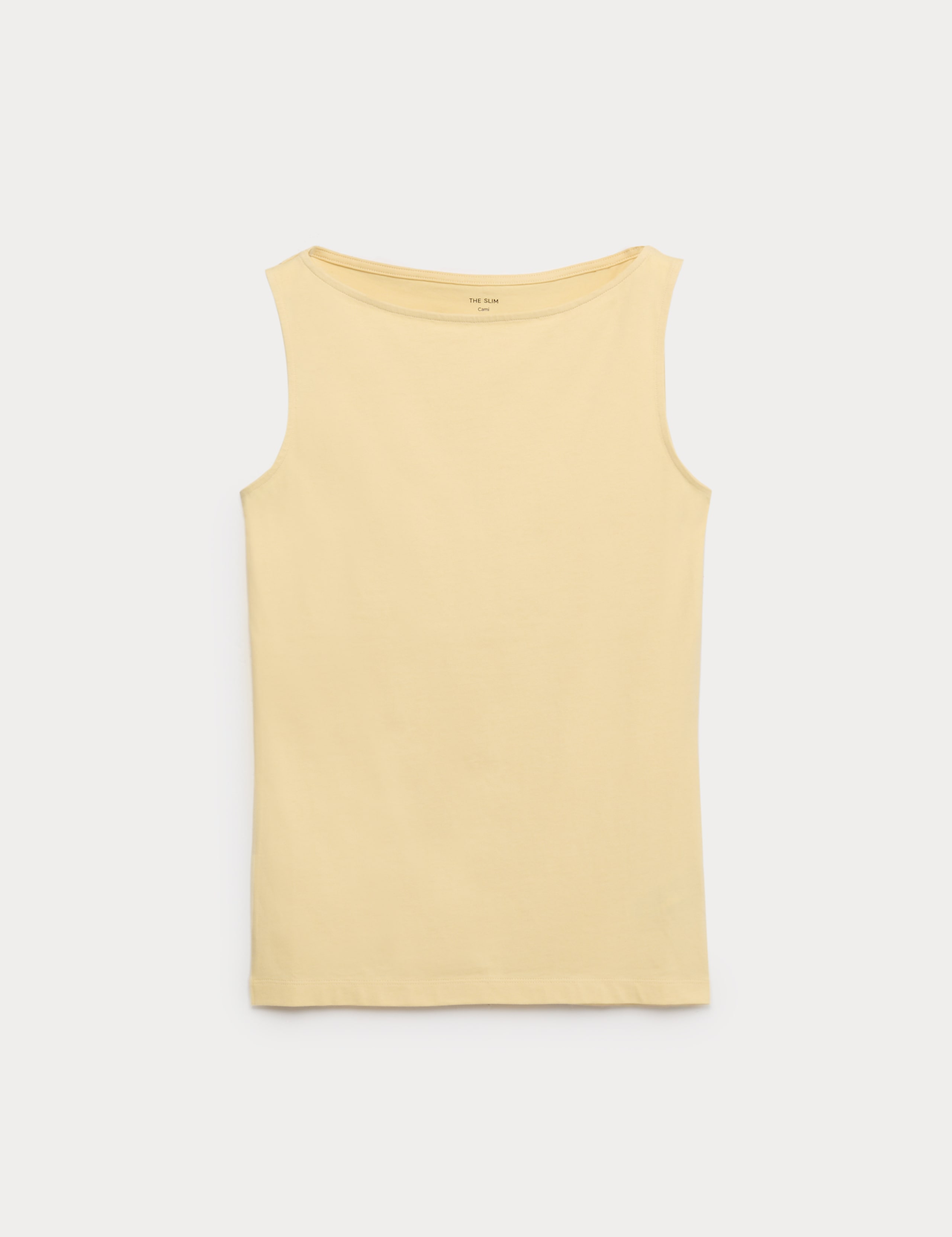 Cotton Rich Slash Neck Slim Fit Vest 2 of 5