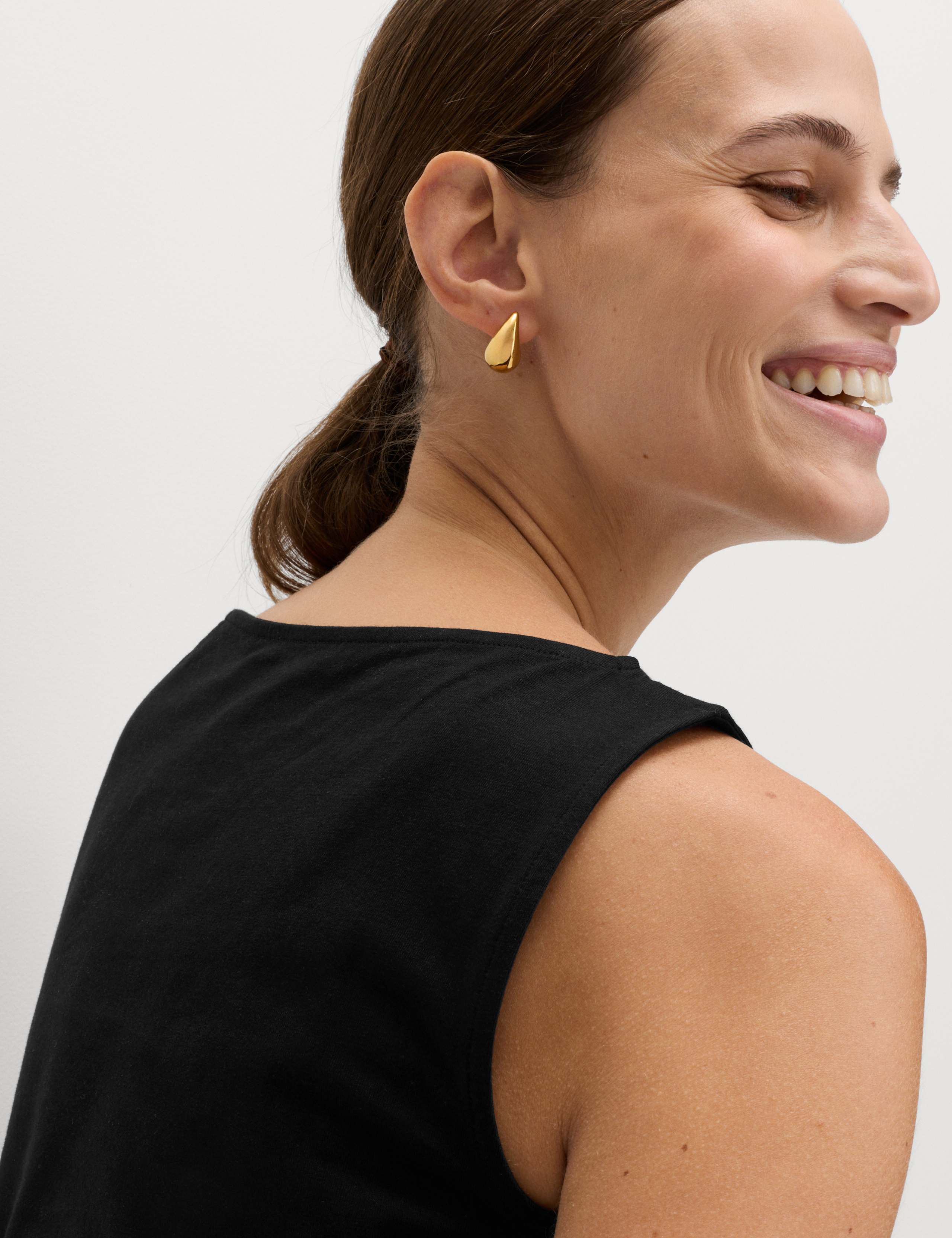 Cotton Rich Slash Neck Slim Fit Vest 3 of 6