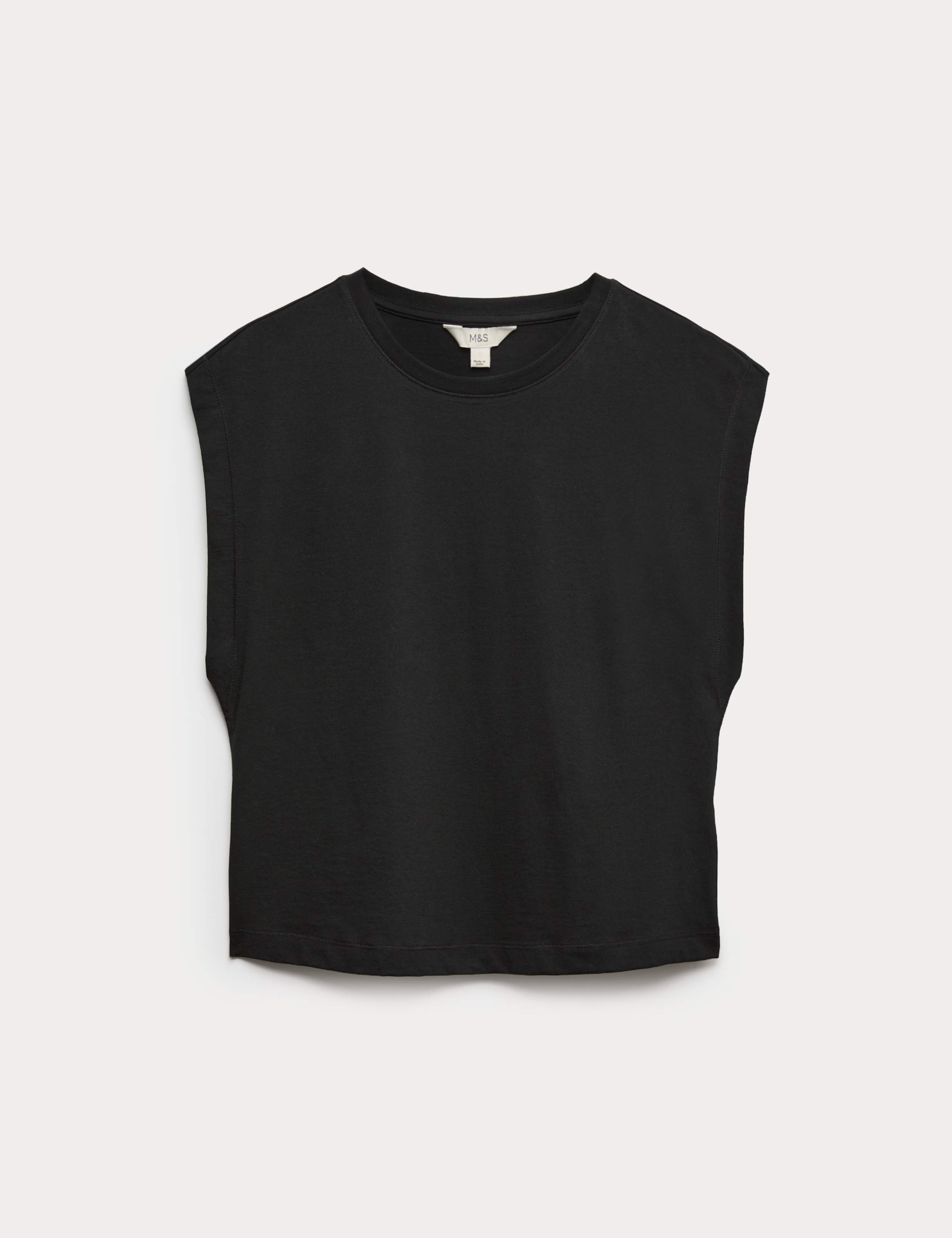 Pure Cotton Cap Sleeve T-Shirt 2 of 4
