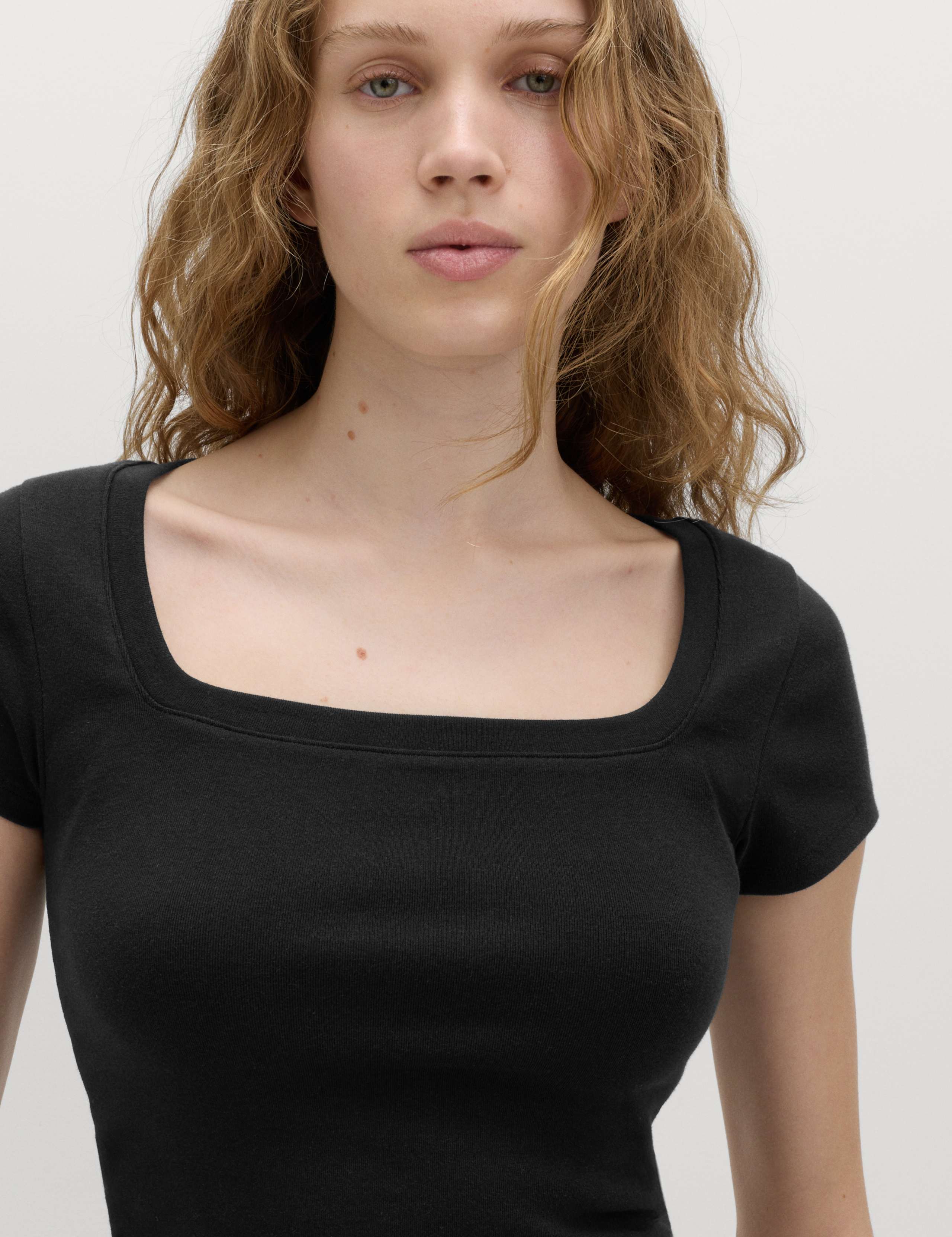 Cotton Rich Premium Square Neck Top 3 of 4