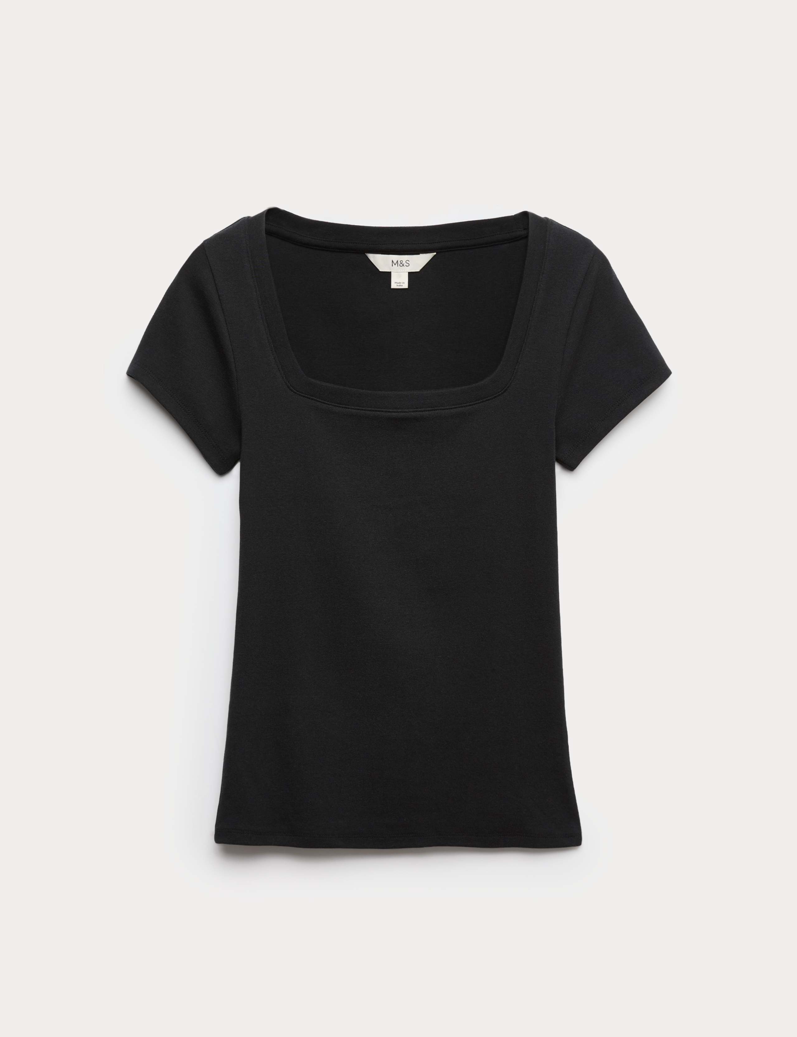 Cotton Rich Premium Square Neck Top 2 of 4
