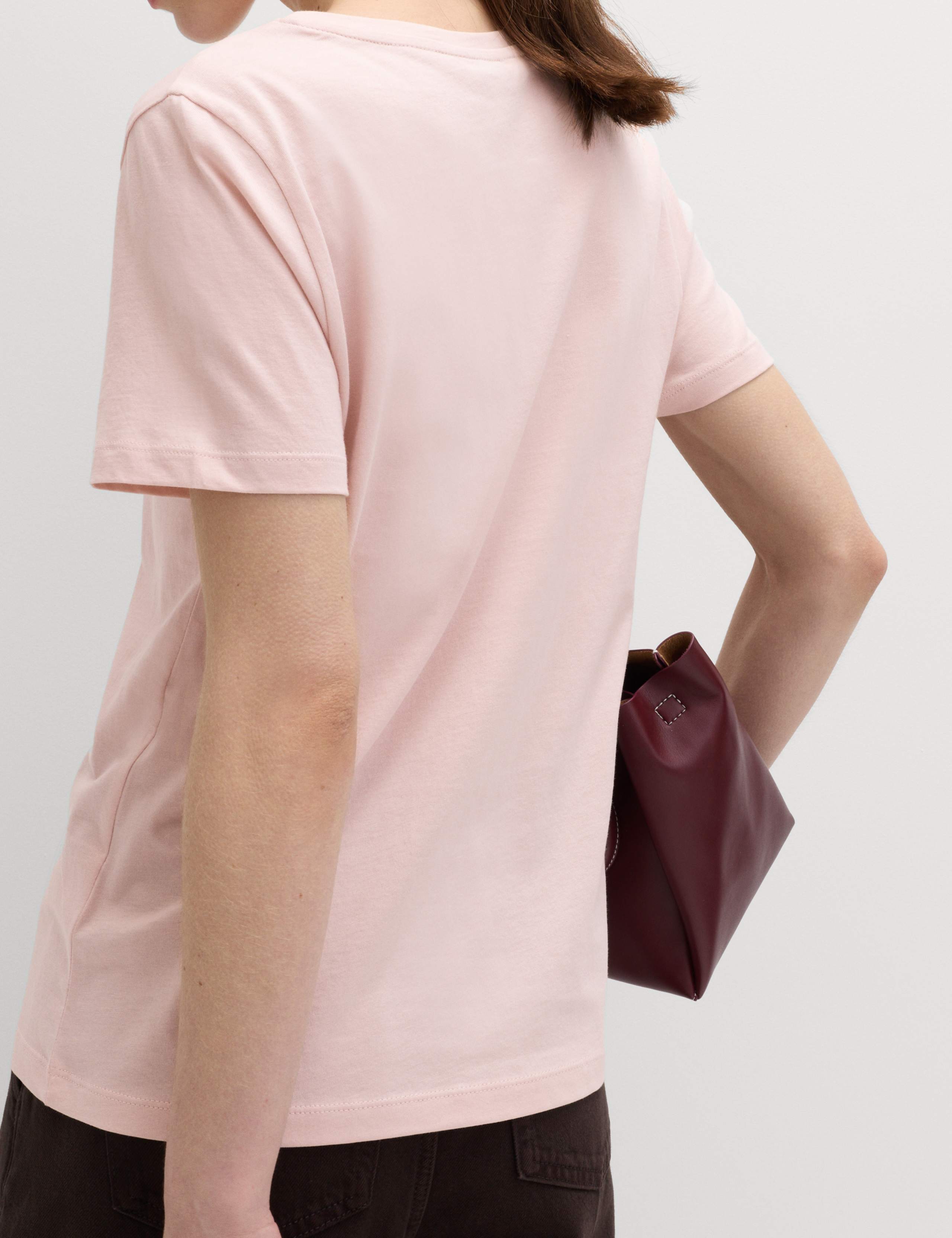 Pure Cotton V-Neck T-Shirt 4 of 4