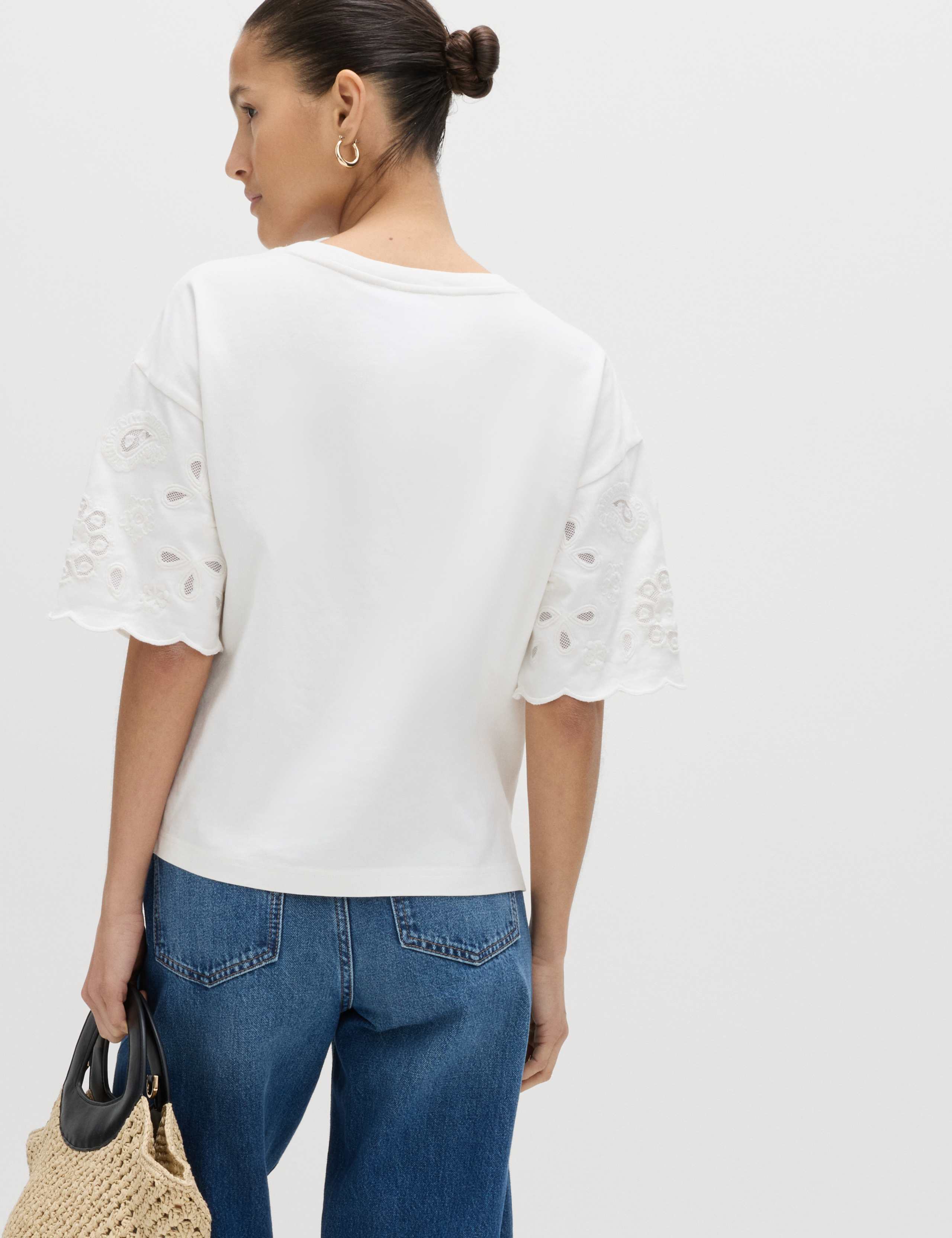 2 Pack Pure Cotton Broderie Tops 4 of 5