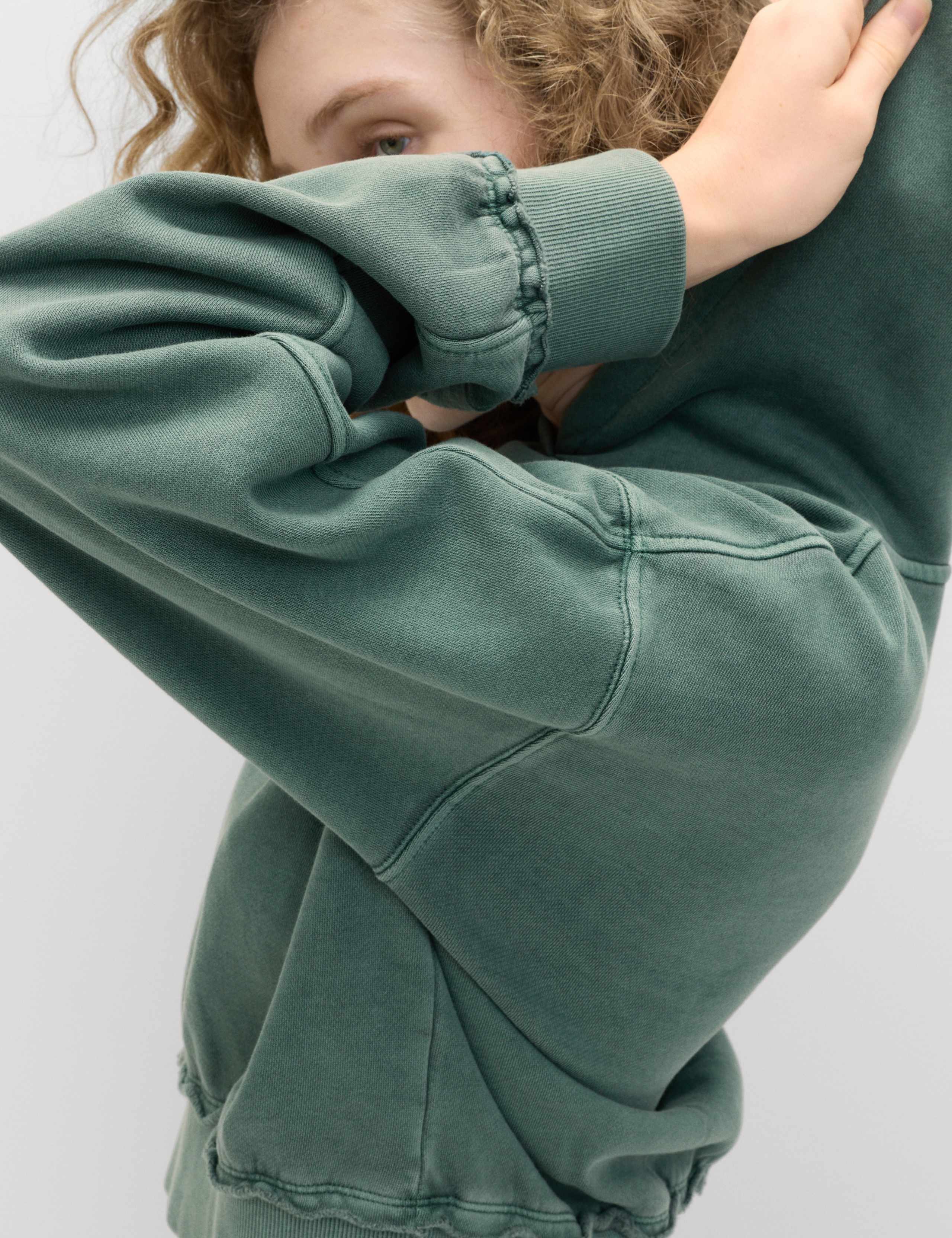 Pure Cotton Garment Dye Hoodie 4 of 5