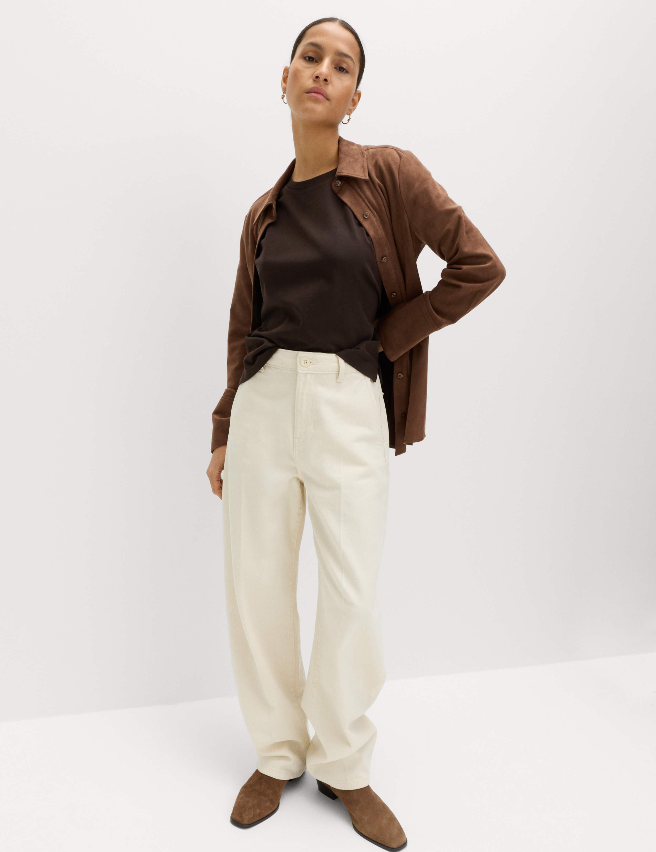 Pure Cotton Broderie Boxy T-Shirt 3 of 6