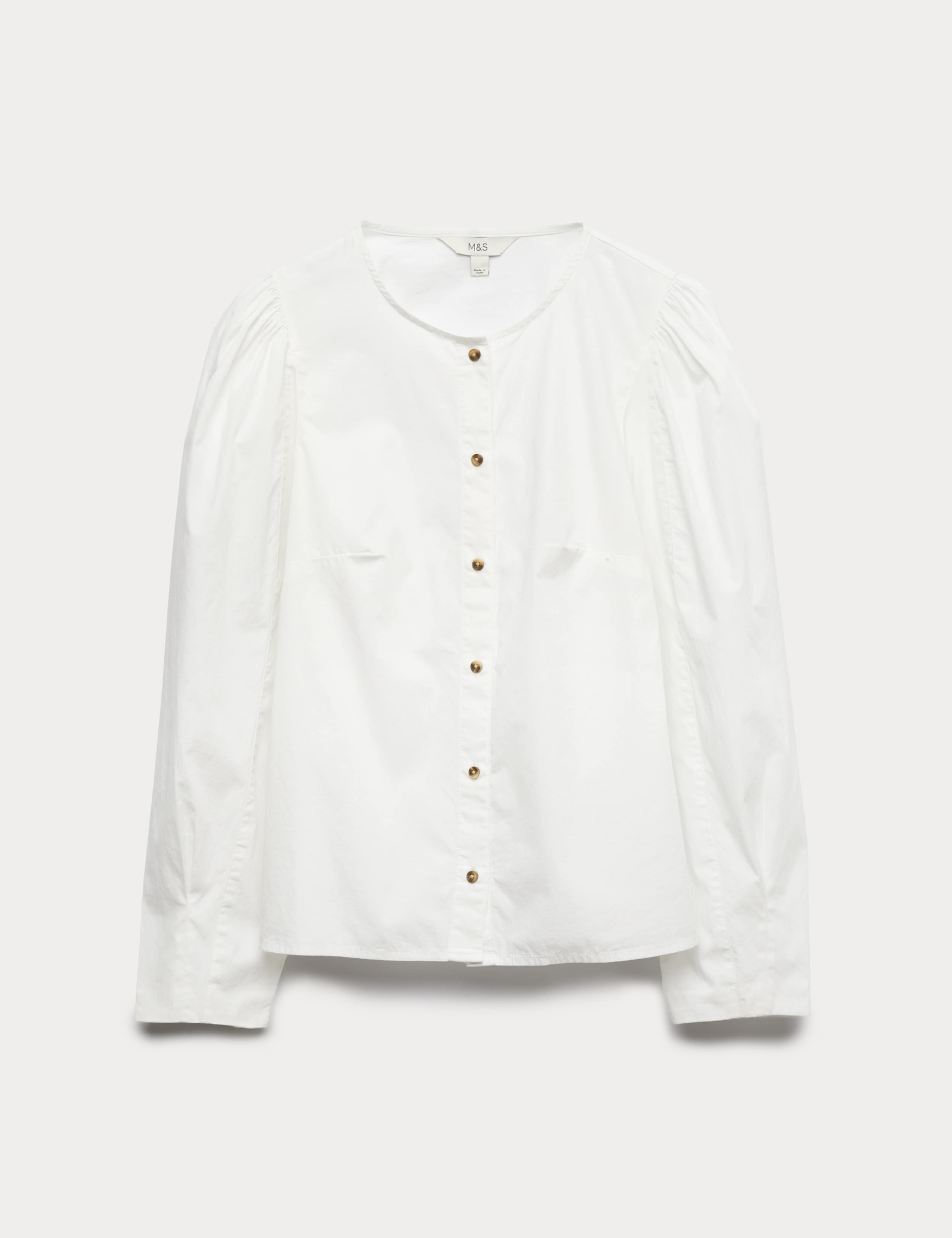 Pure Cotton Printed Button Through Blouse 1 of 1