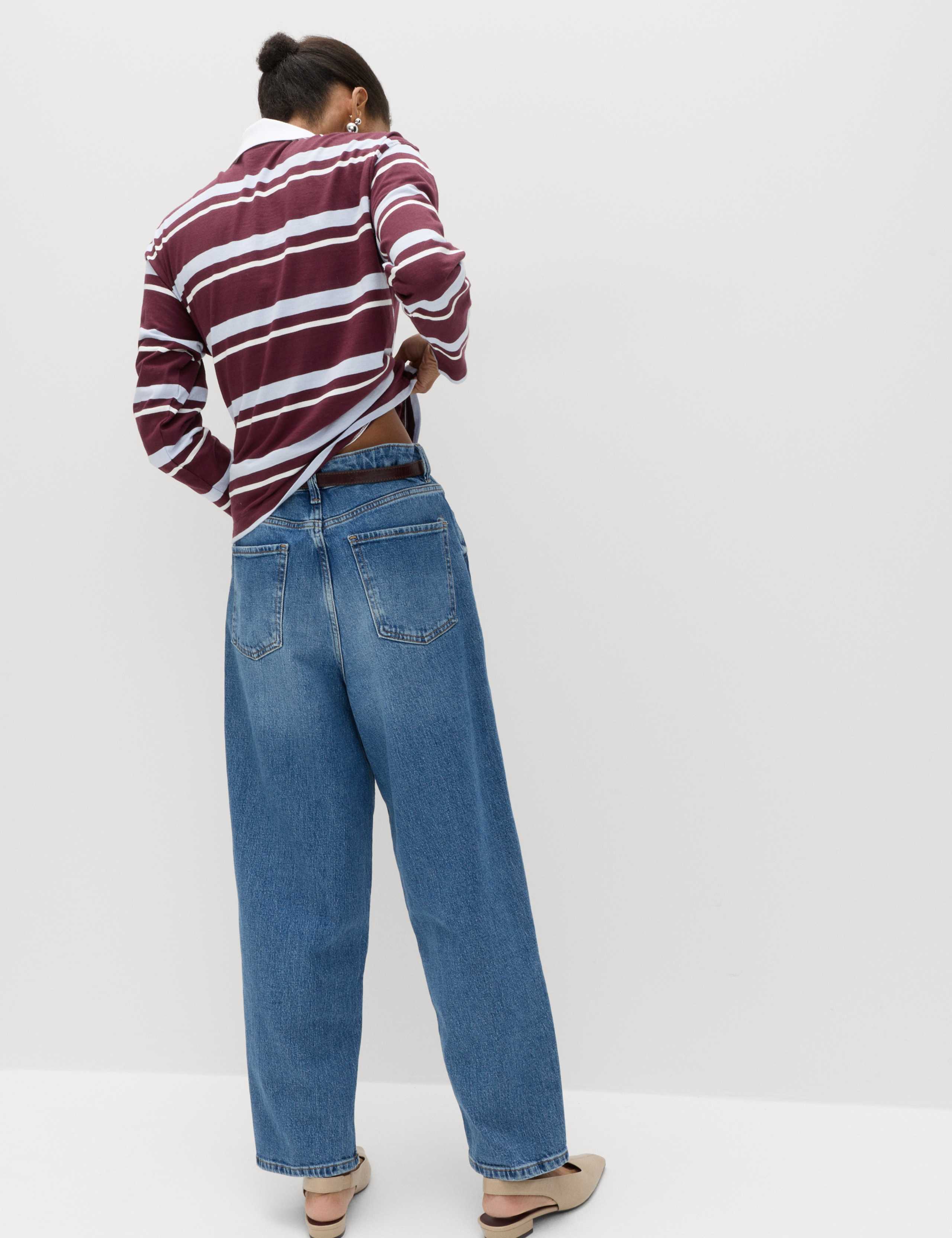 Pure Cotton Striped Long Sleeve Rugby Top 5 of 6