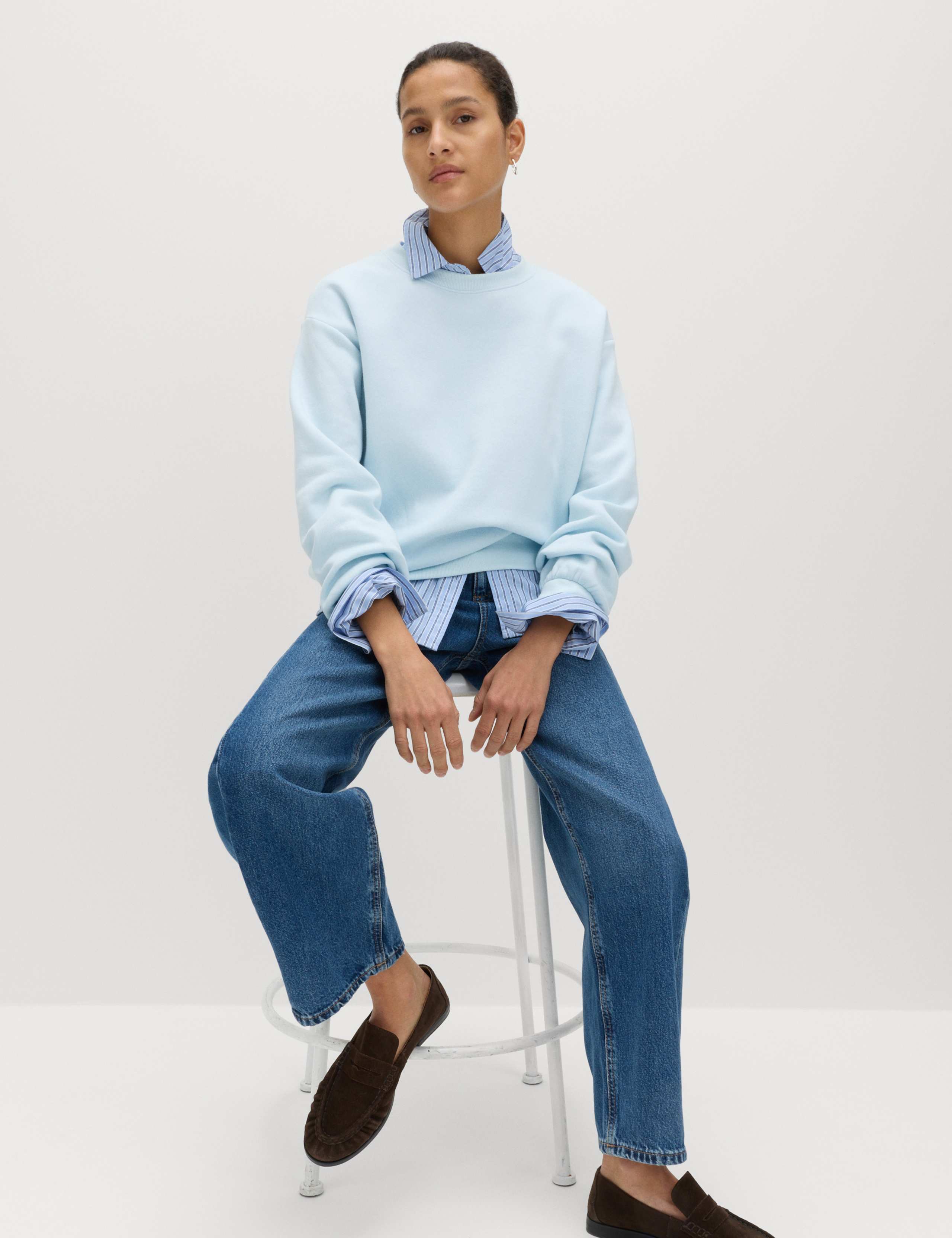 Cotton Rich Crew Neck Sweatshirt 5 of 6