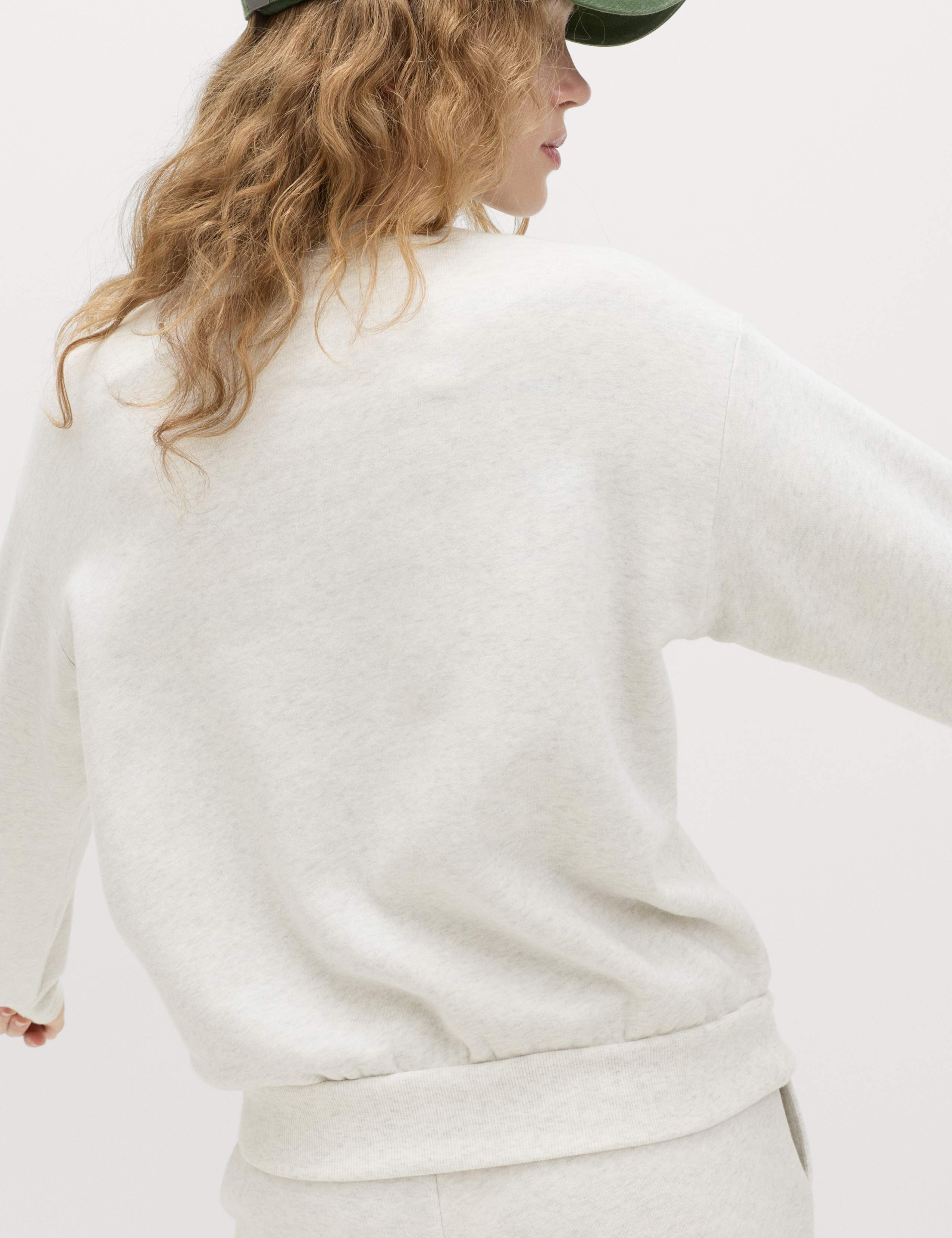 Cotton Rich Crew Neck Sweatshirt 4 of 5