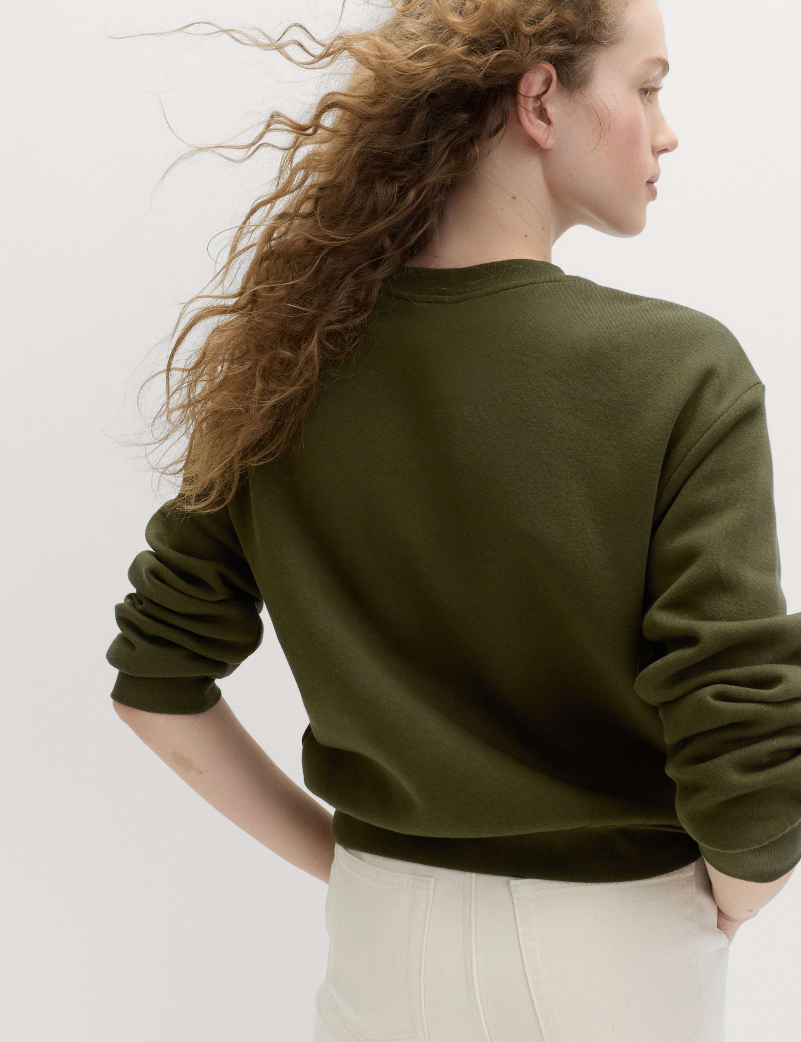 Cotton Rich Crew Neck Sweatshirt 3 of 4