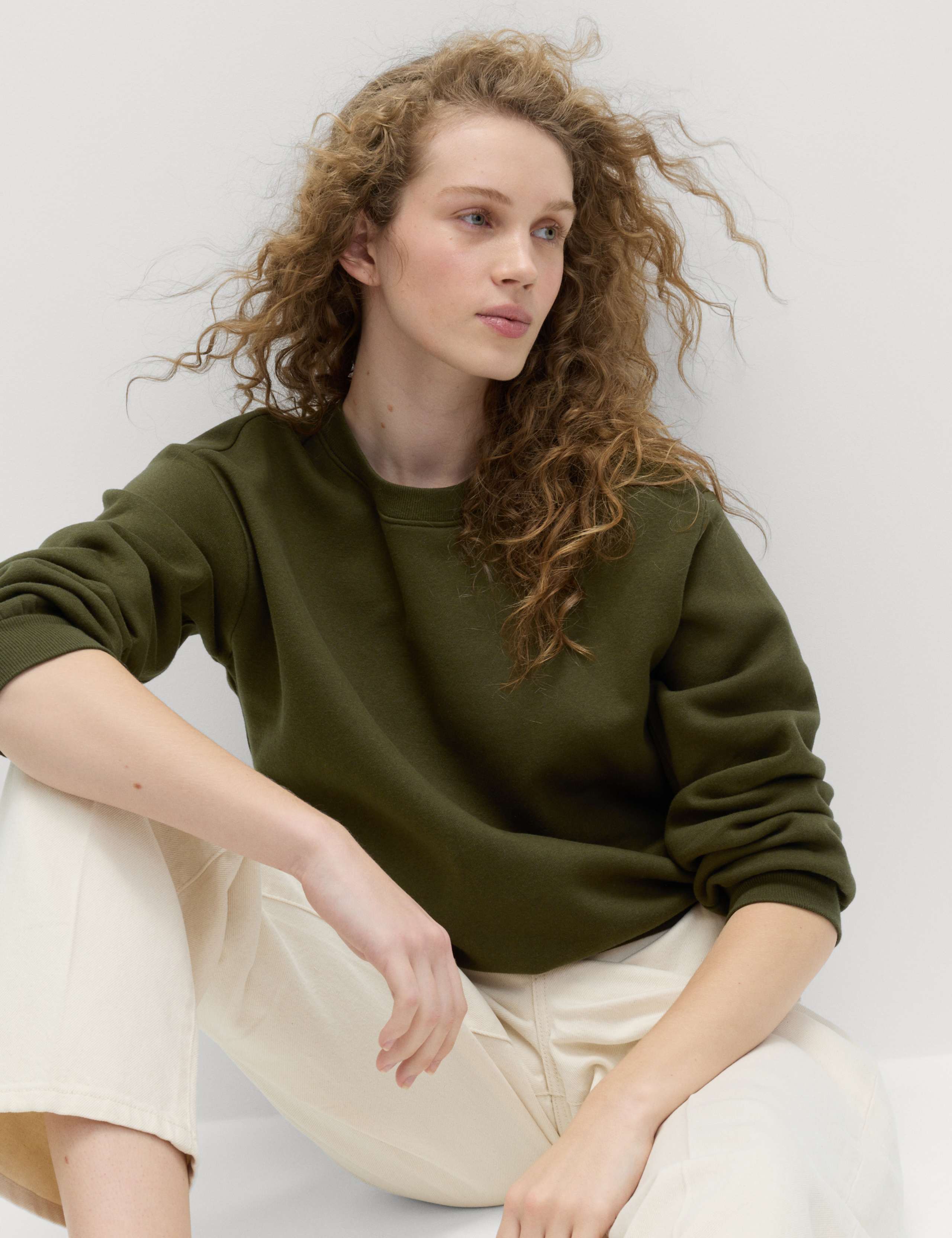 Cotton Rich Crew Neck Sweatshirt 4 of 4