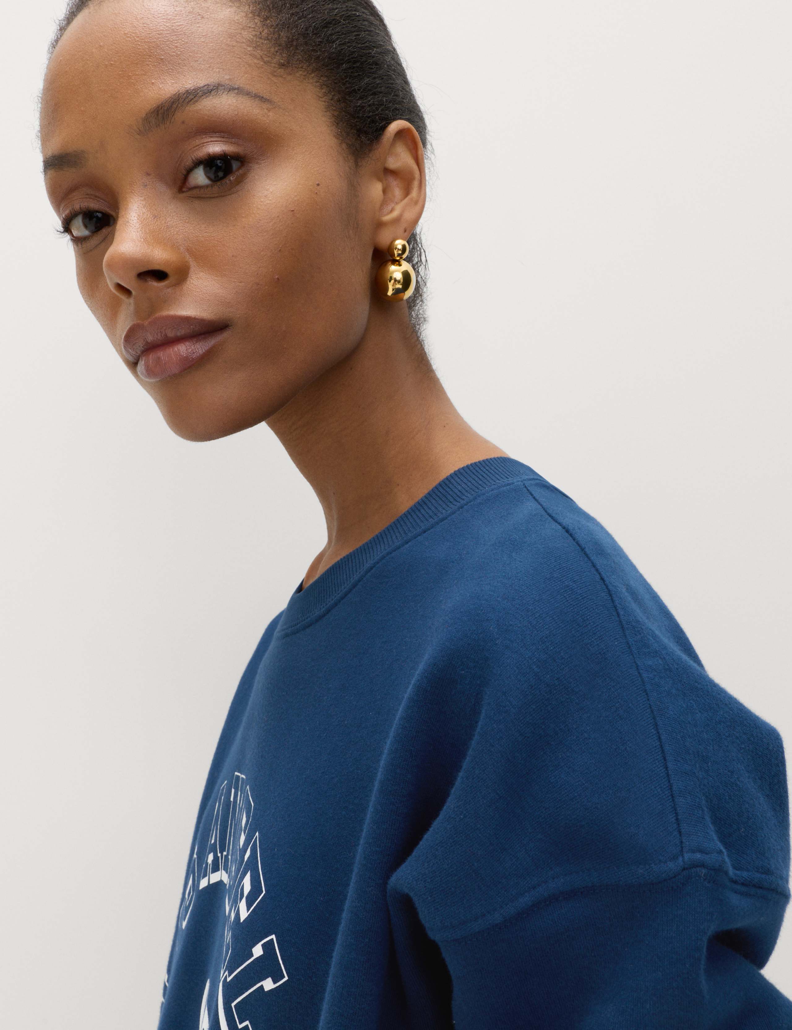 Cotton Rich Graphic Long Sleeve Sweatshirt 5 of 6