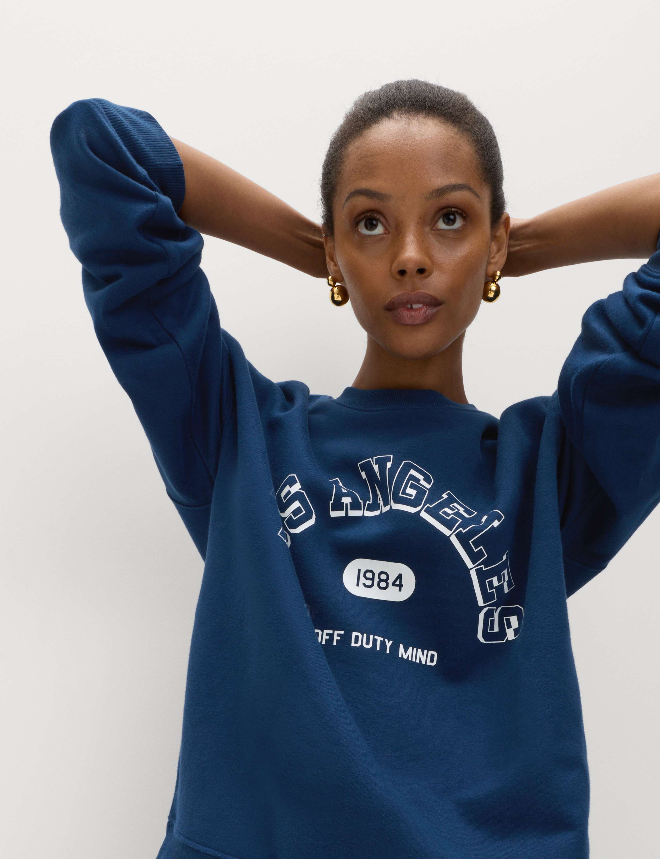 Cotton Rich Graphic Long Sleeve Sweatshirt 6 of 6