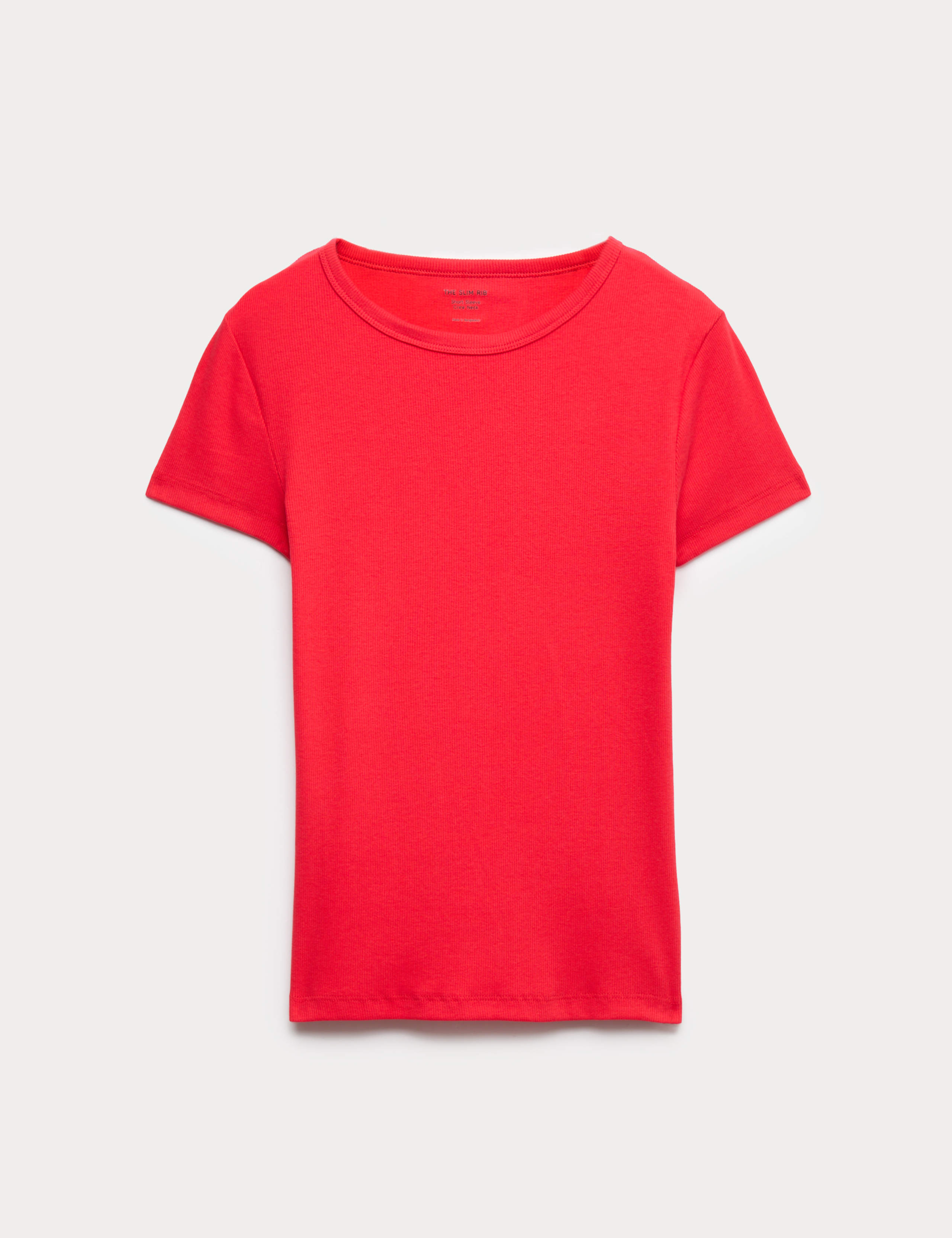 Cotton Rich Ribbed Slim Fit T-Shirt 2 of 5